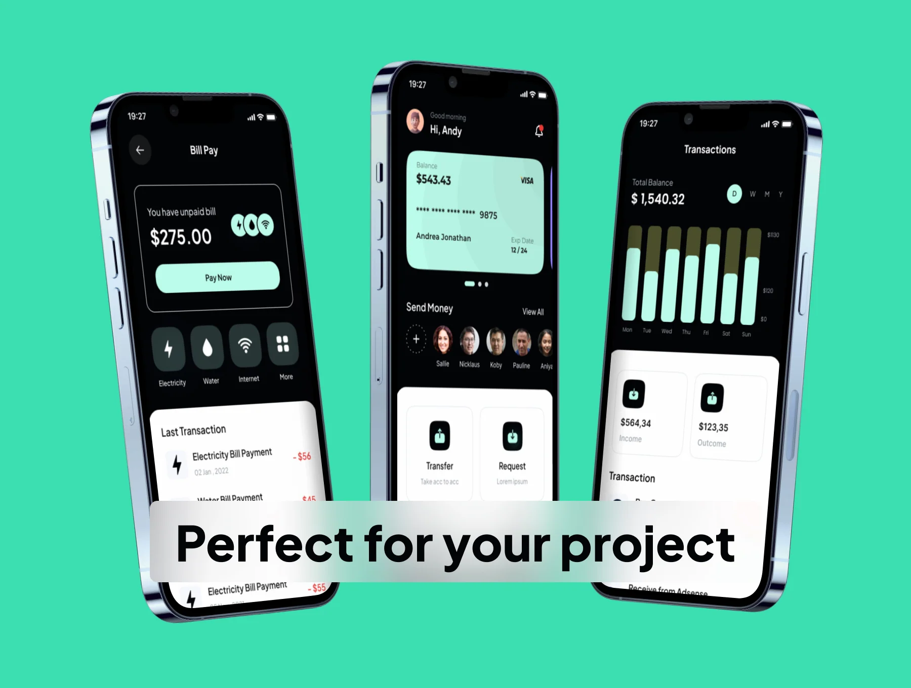 Duwallet - Wallet Apps UI Kits 4
