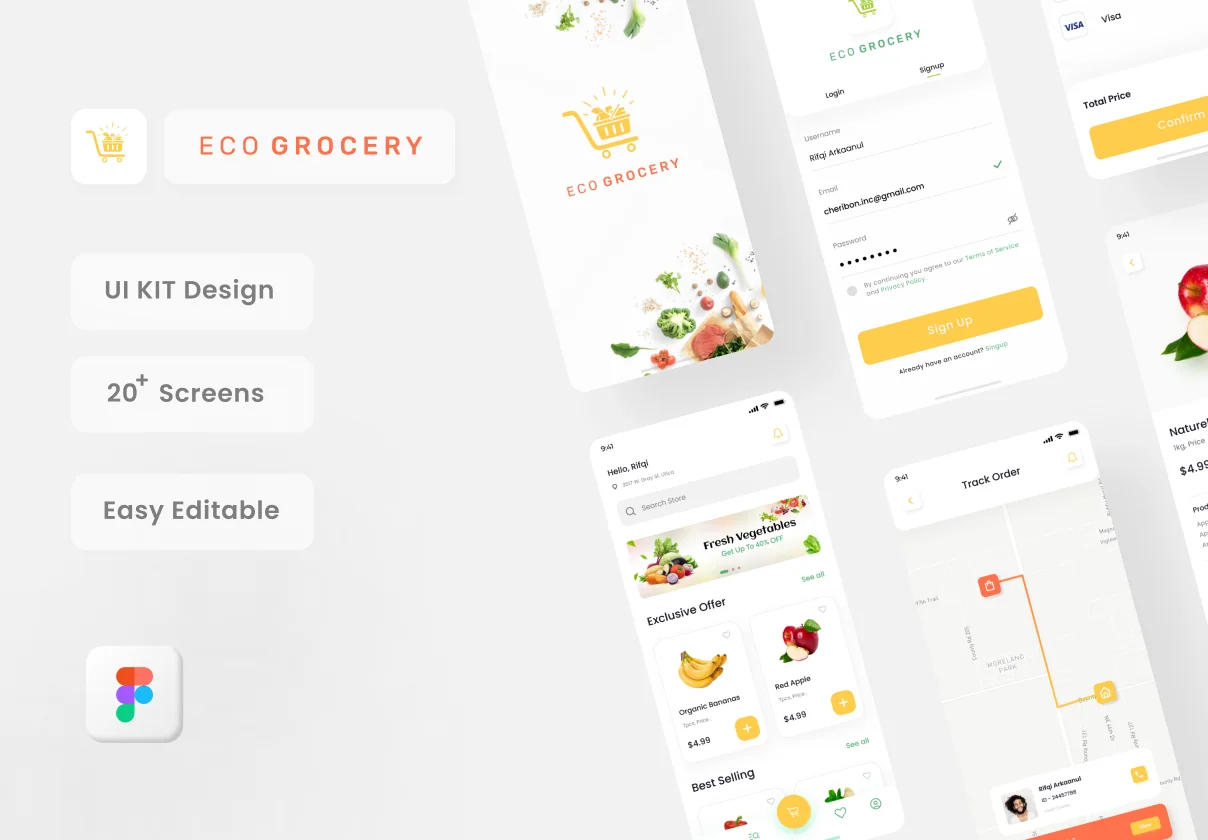 Grocery App UI Kit