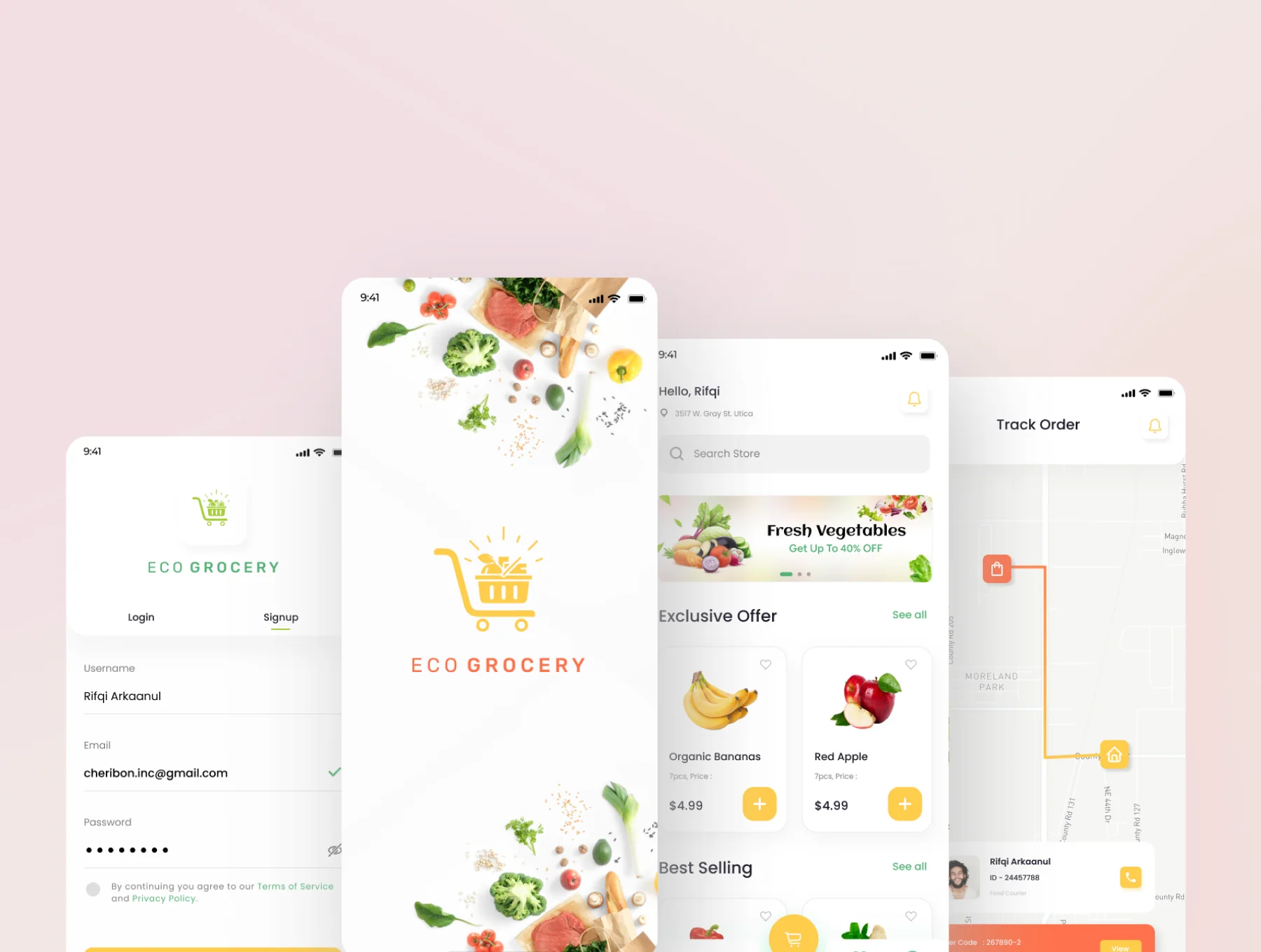 Grocery App UI Kit 2