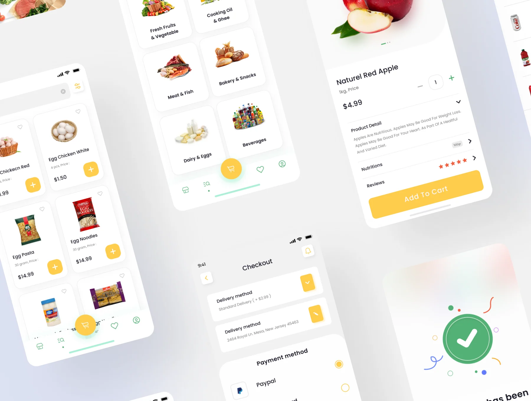 Grocery App UI Kit 6