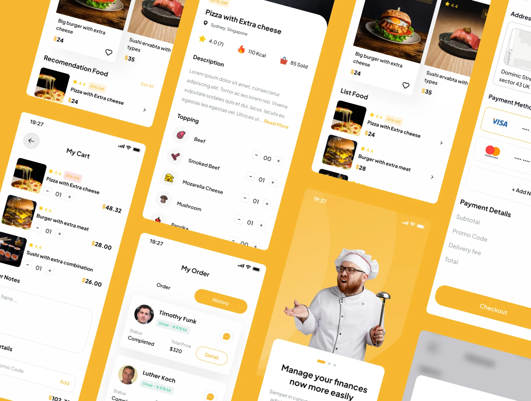 Conyfood - Food Delivery Apps UI Kits 5