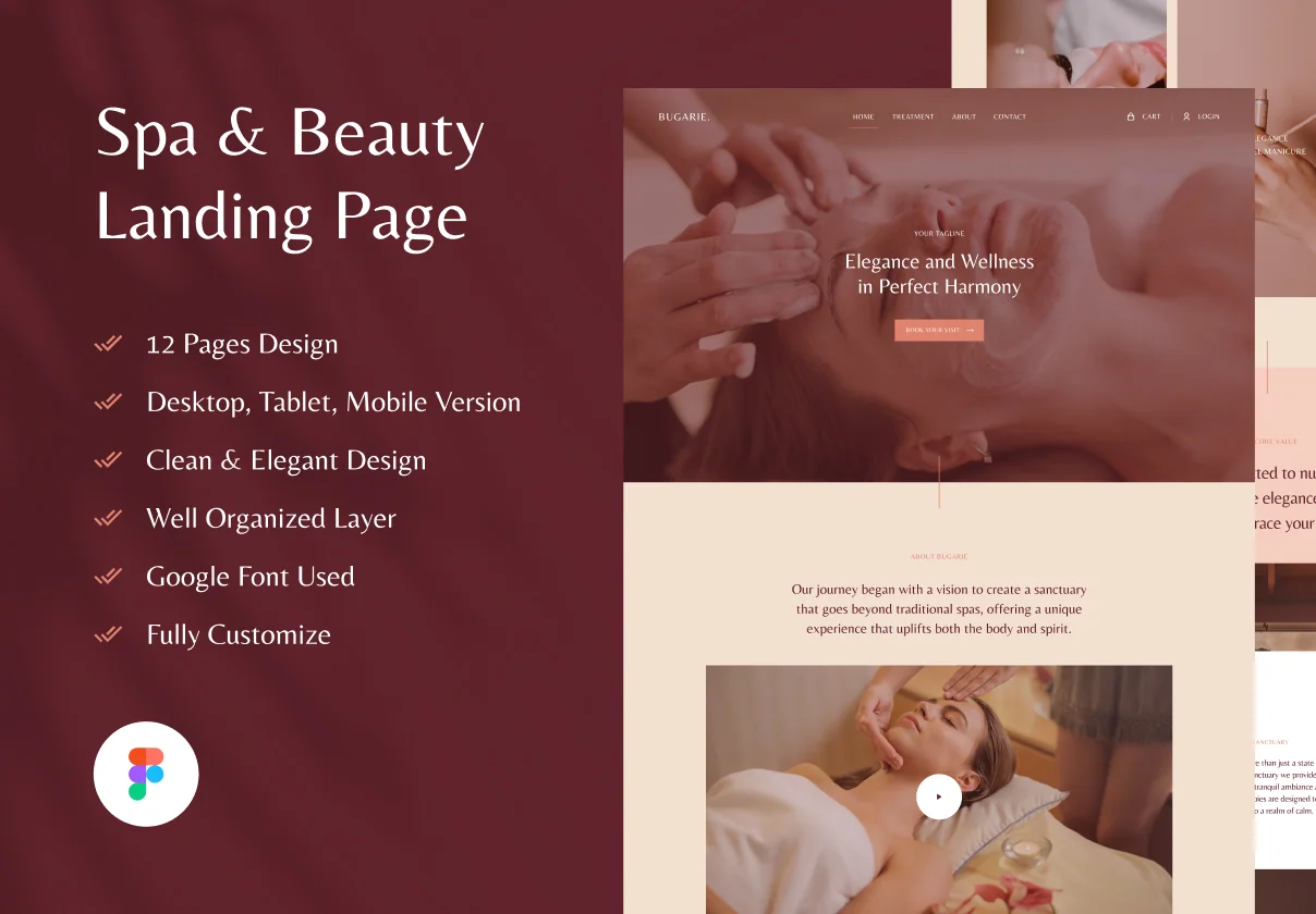 Bugarie - Spa & Beauty Landing Page