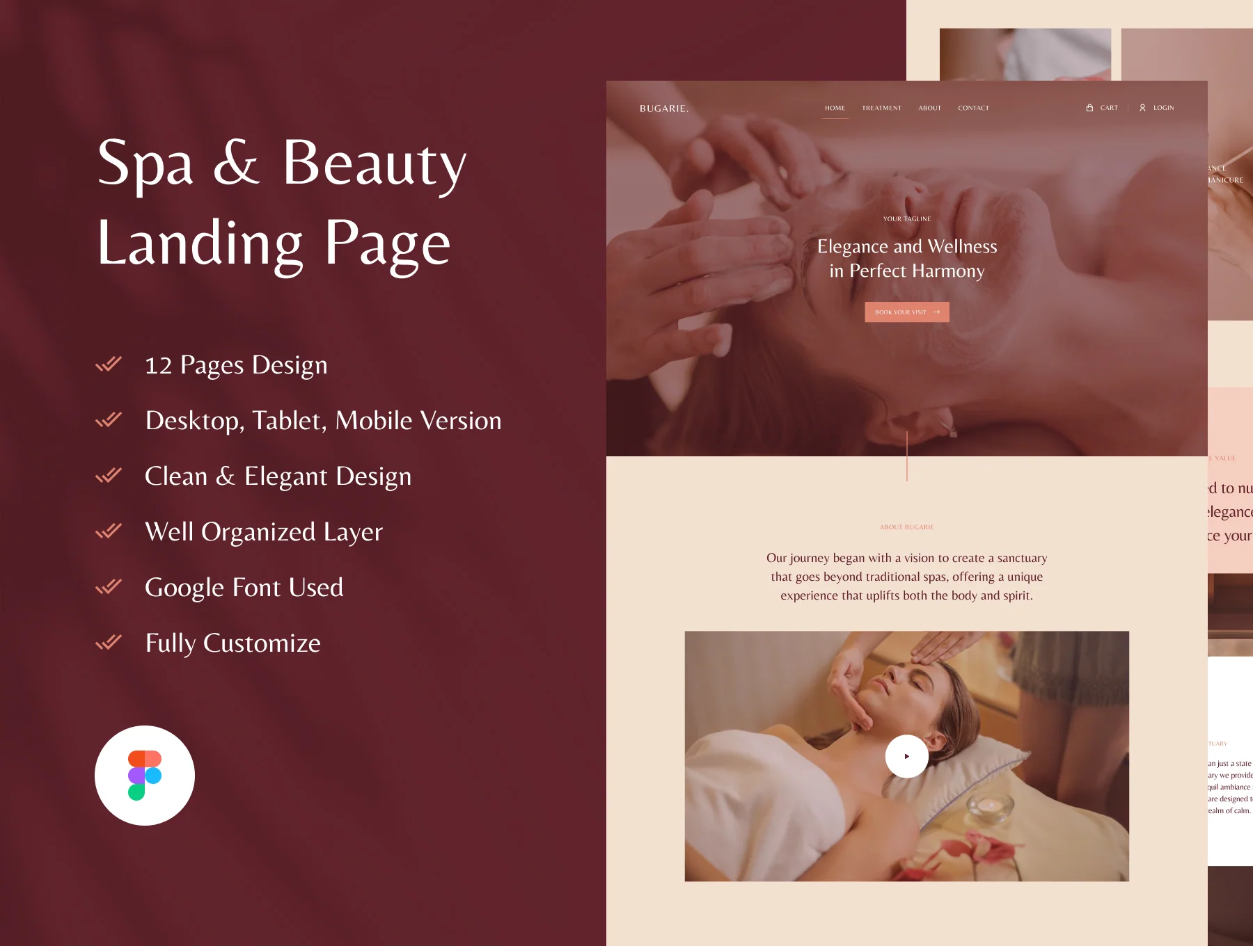 Bugarie - Spa & Beauty Landing Page