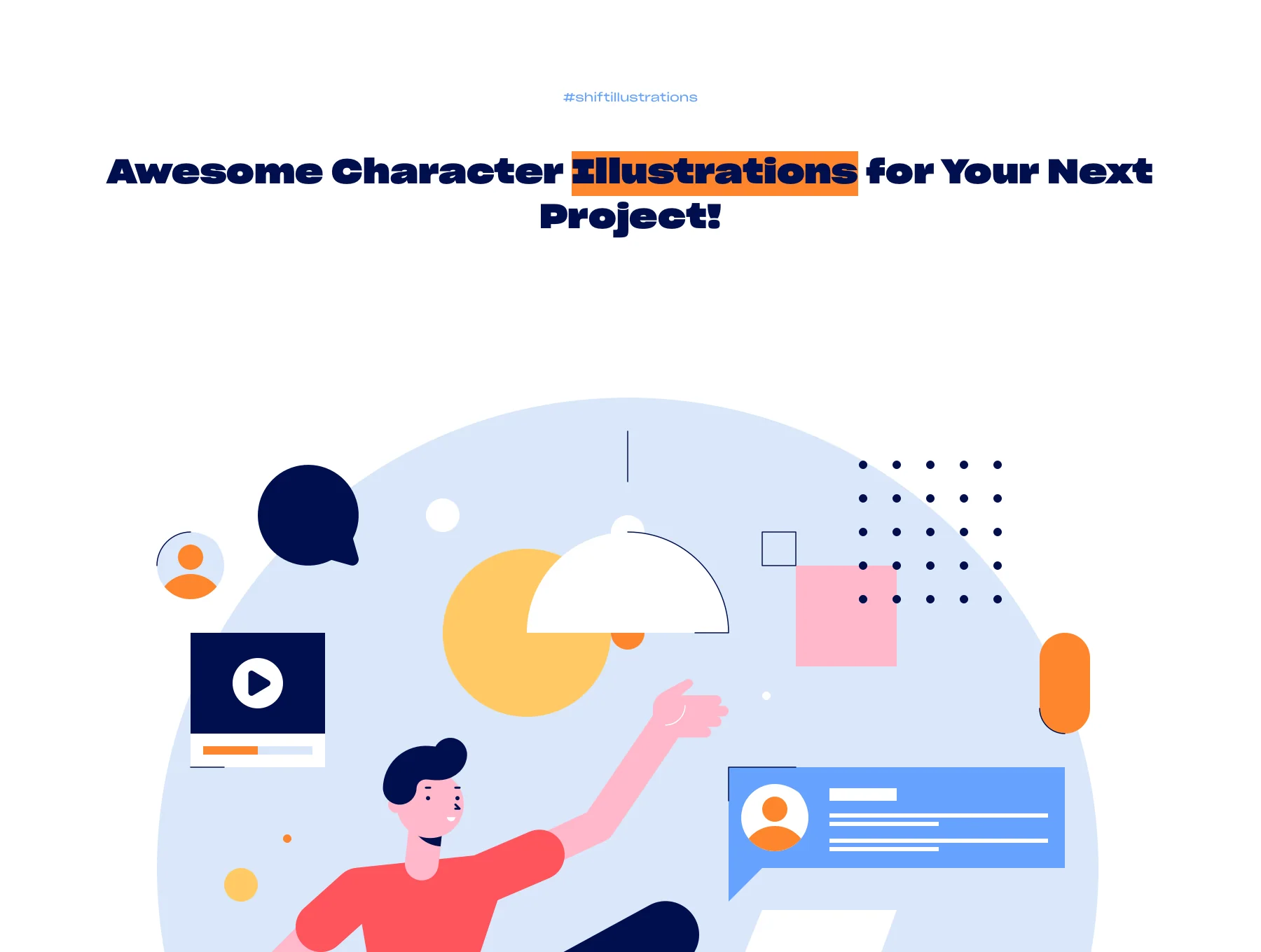 Shift Awesome Character Illustrations