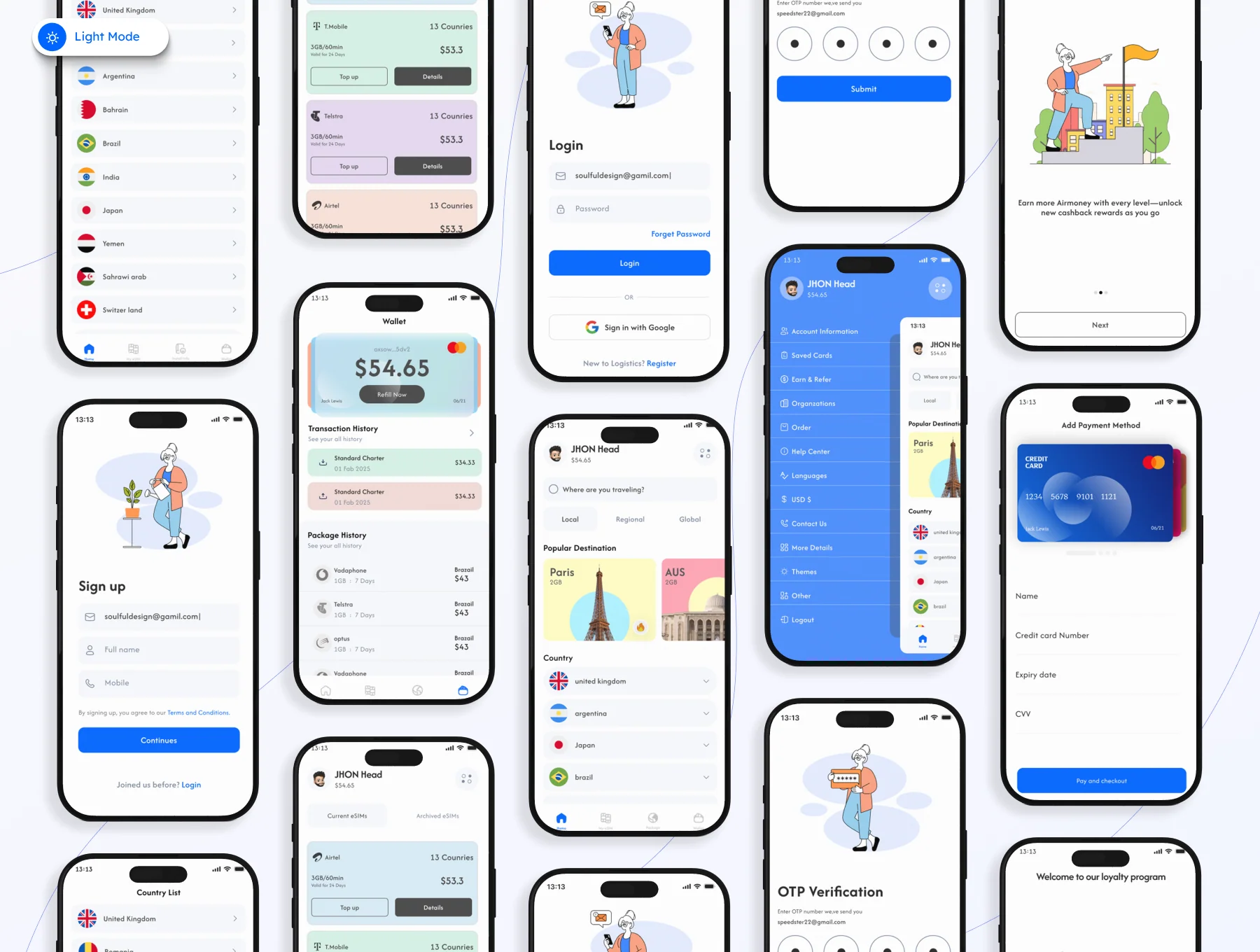 Global eSIM App Ui/Ux Kit 5