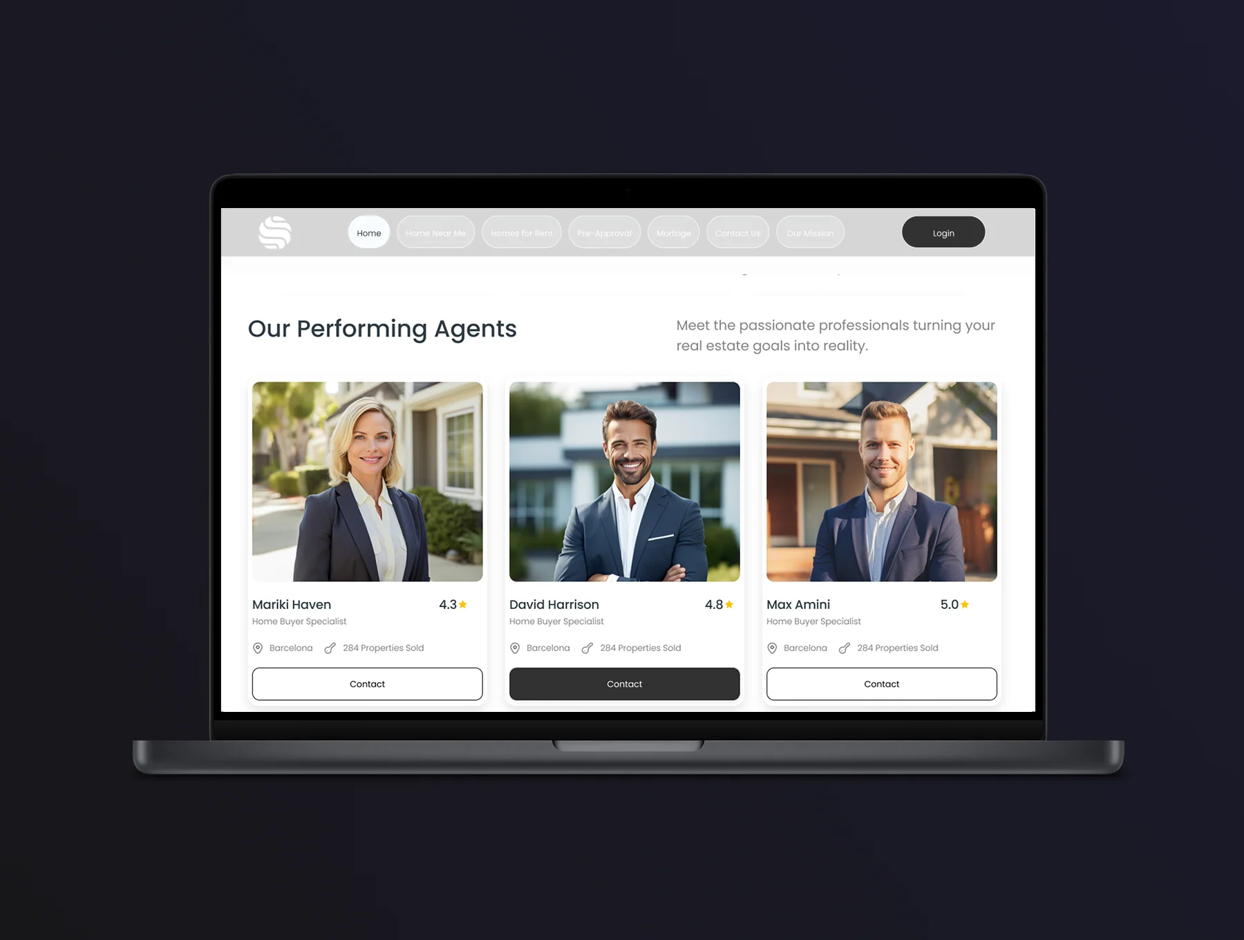 Modern Real Estate Website UI Kit 7