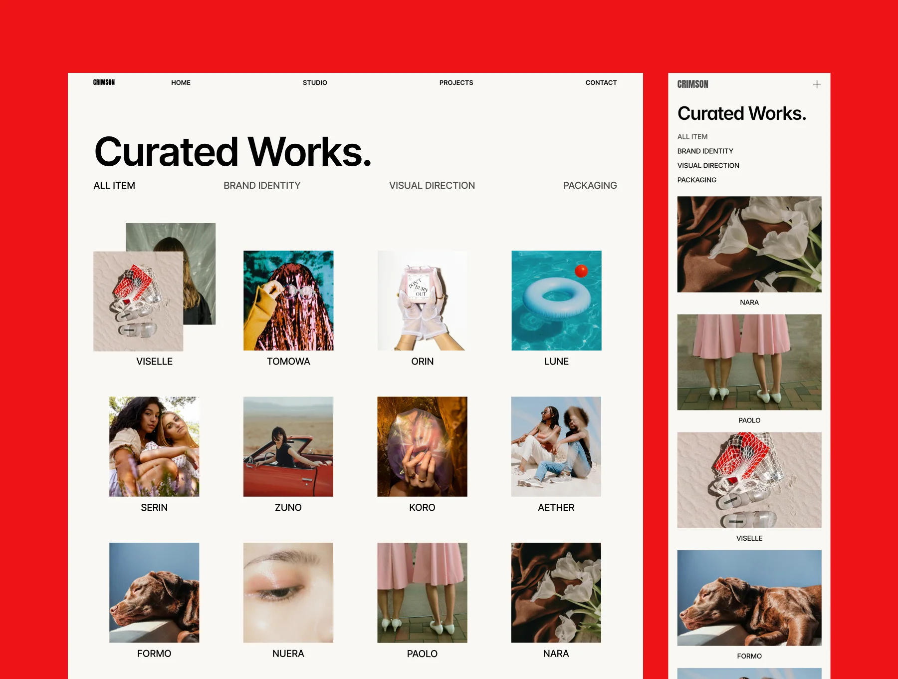 CRIMSON - Agency & Studio Framer Template 4