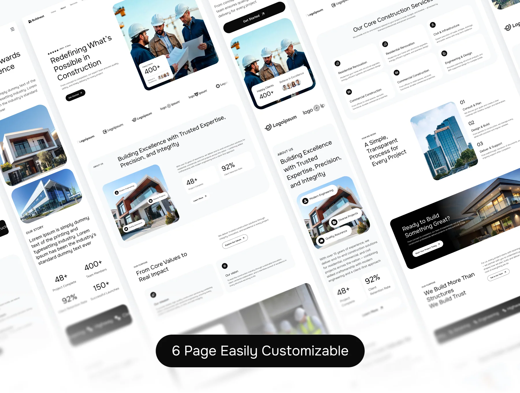 BuildNest – Construction Company Website 2