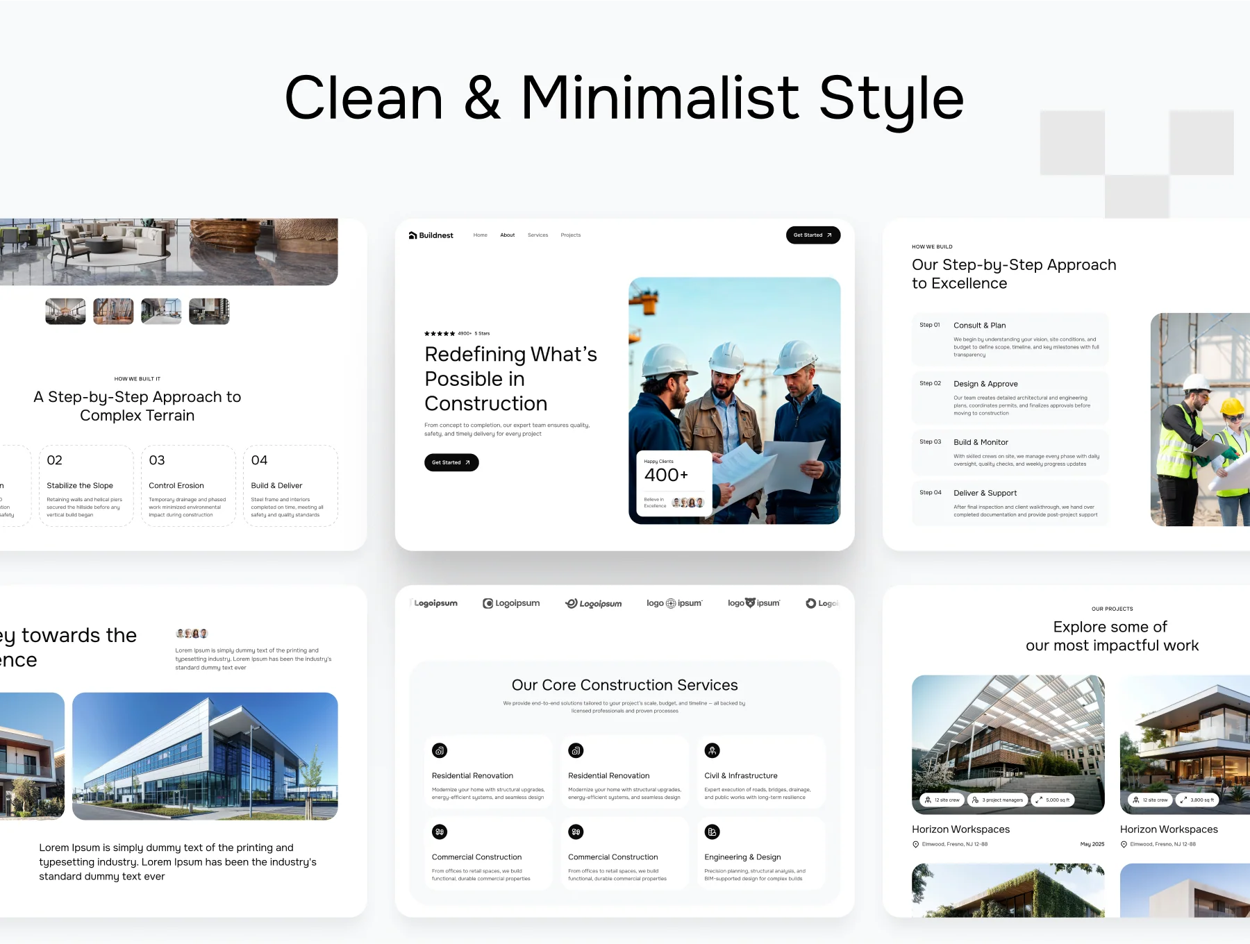 BuildNest – Construction Company Website 6