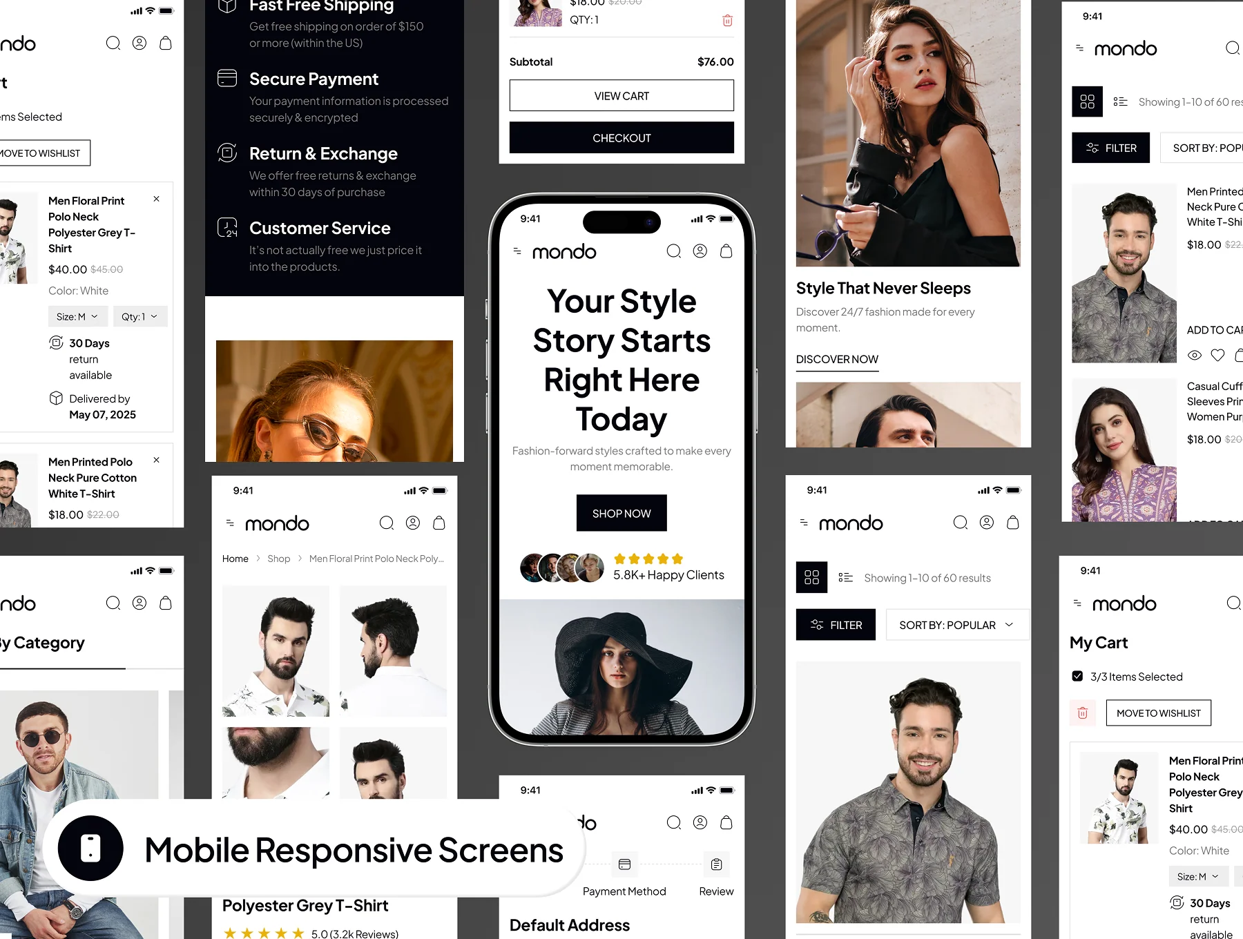 mondo - Shopping Ecommerce Website Framer Template 9
