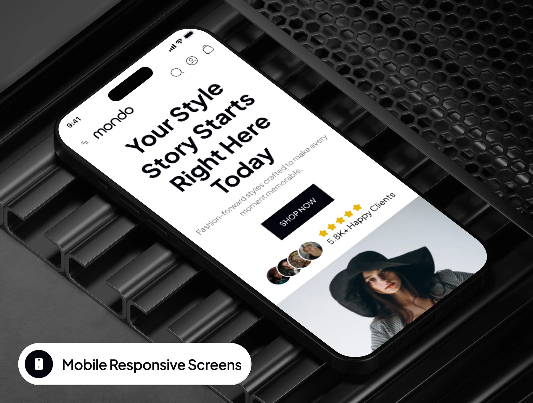 mondo - Shopping Ecommerce Website Framer Template 8