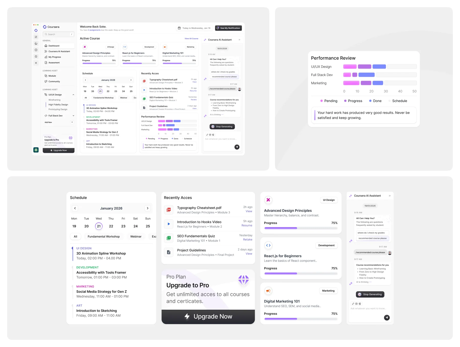 Multi Concept SaaS Dashboard #4 - UI KIT 3