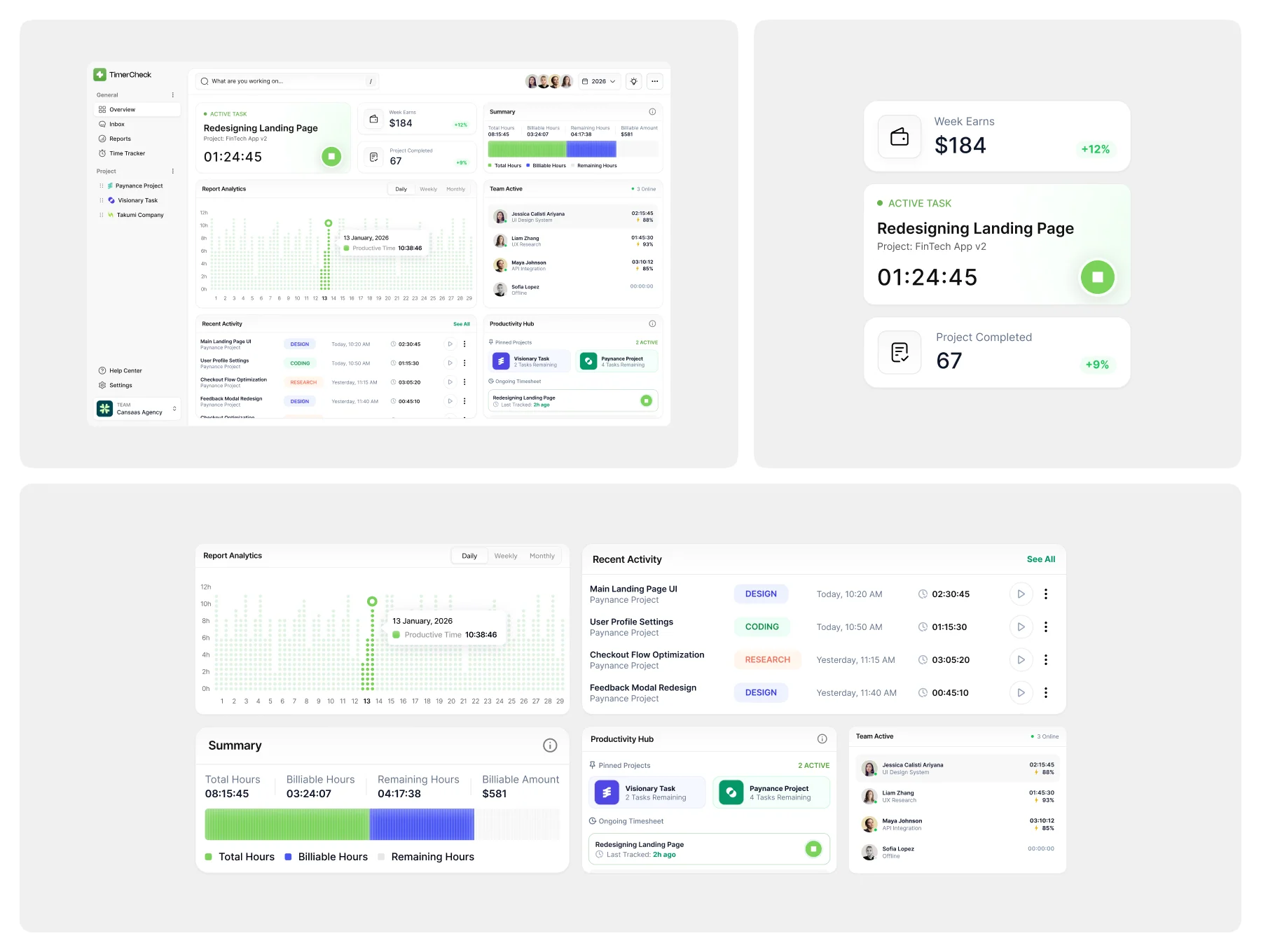 Multi Concept SaaS Dashboard #4 - UI KIT 5