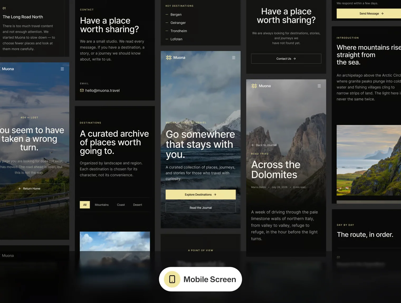Travel and Tourism UI Kit – Muona 7
