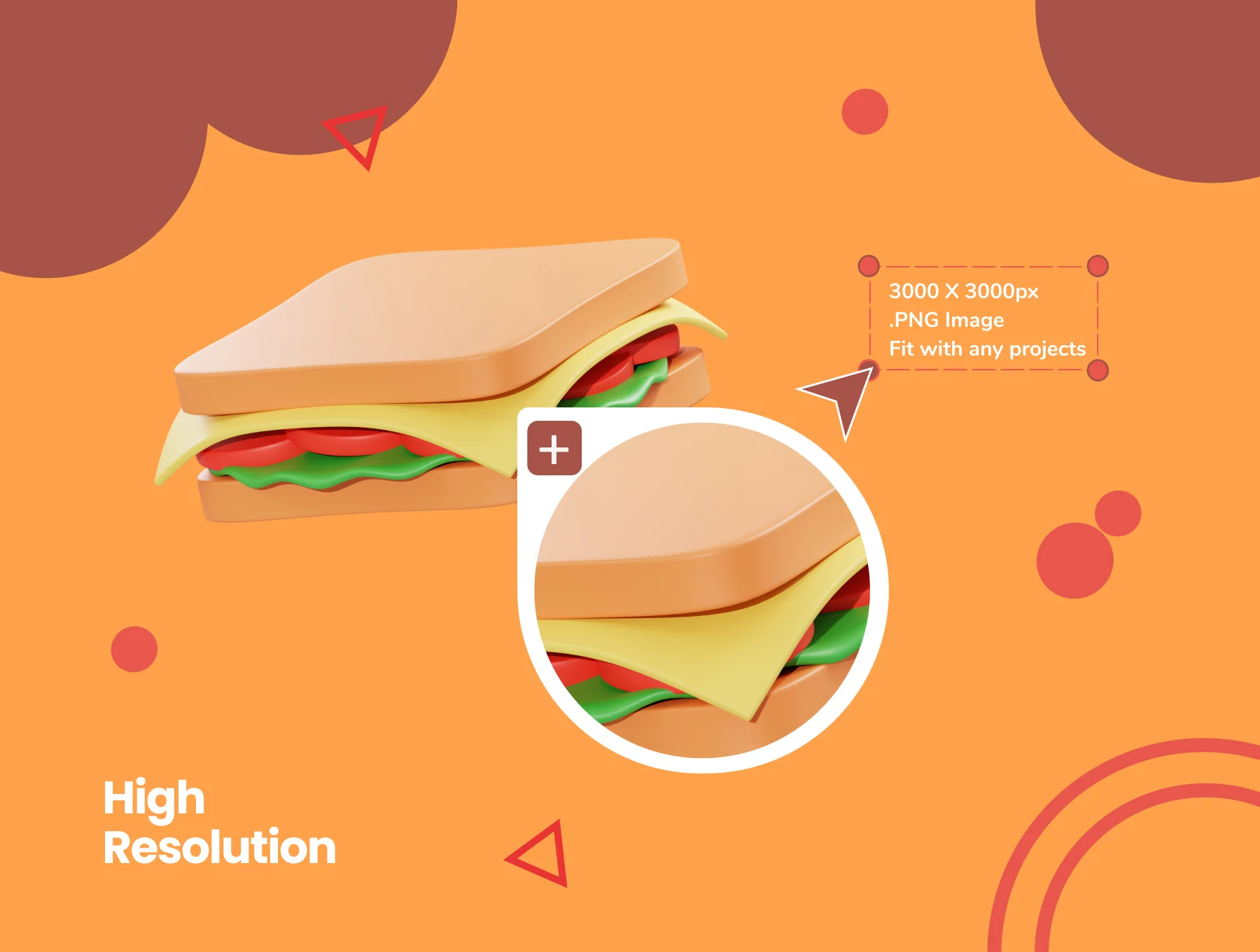 Delicious - 3D Illustration Icon Pack 4