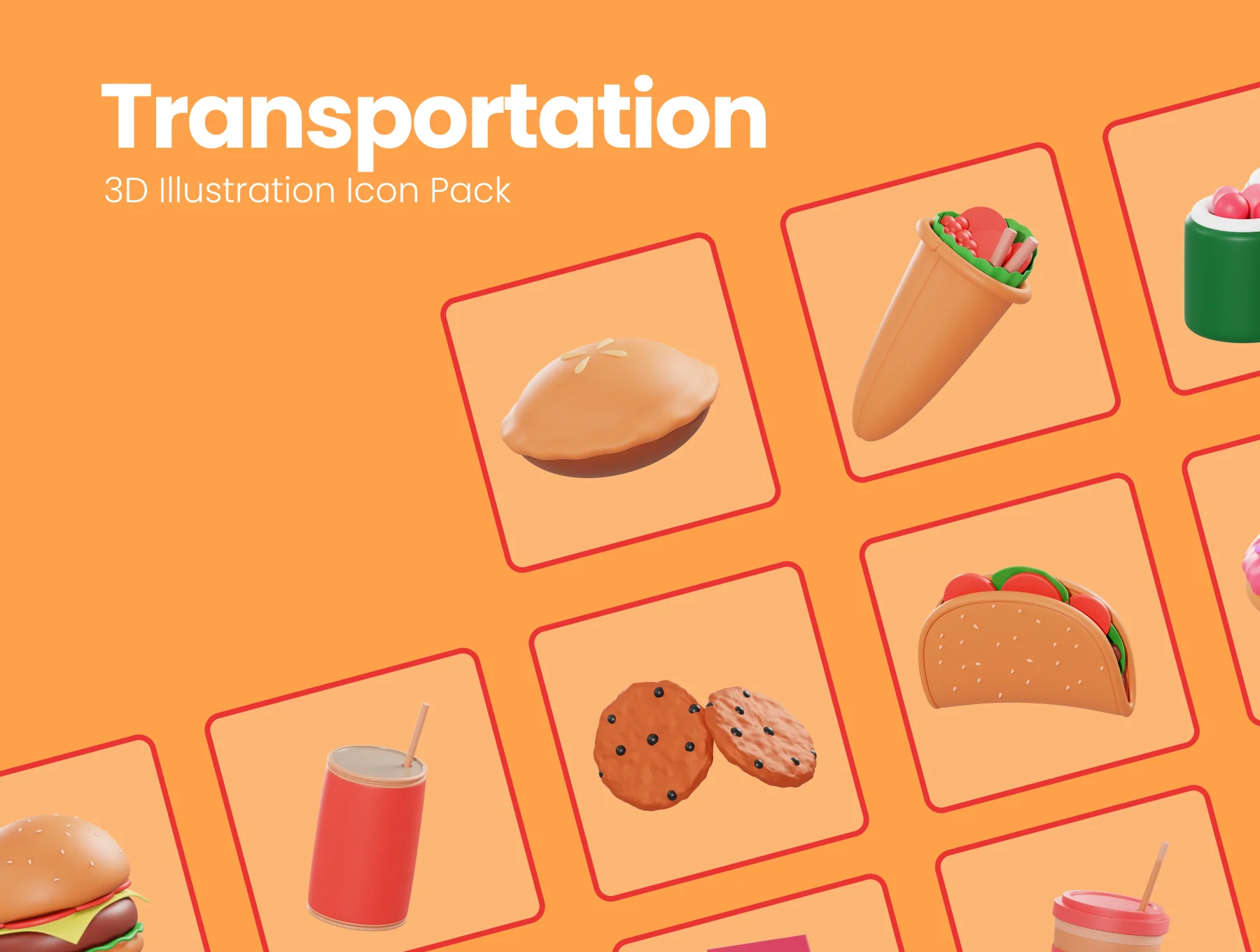 Delicious - 3D Illustration Icon Pack 5