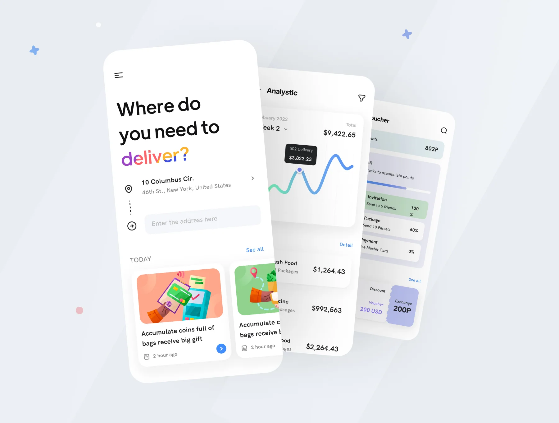 Deliking - Delivery App : iOS Ui Kit 2