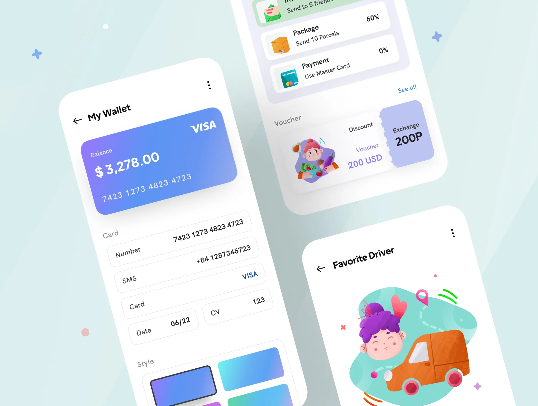 Deliking - Delivery App : iOS Ui Kit 4