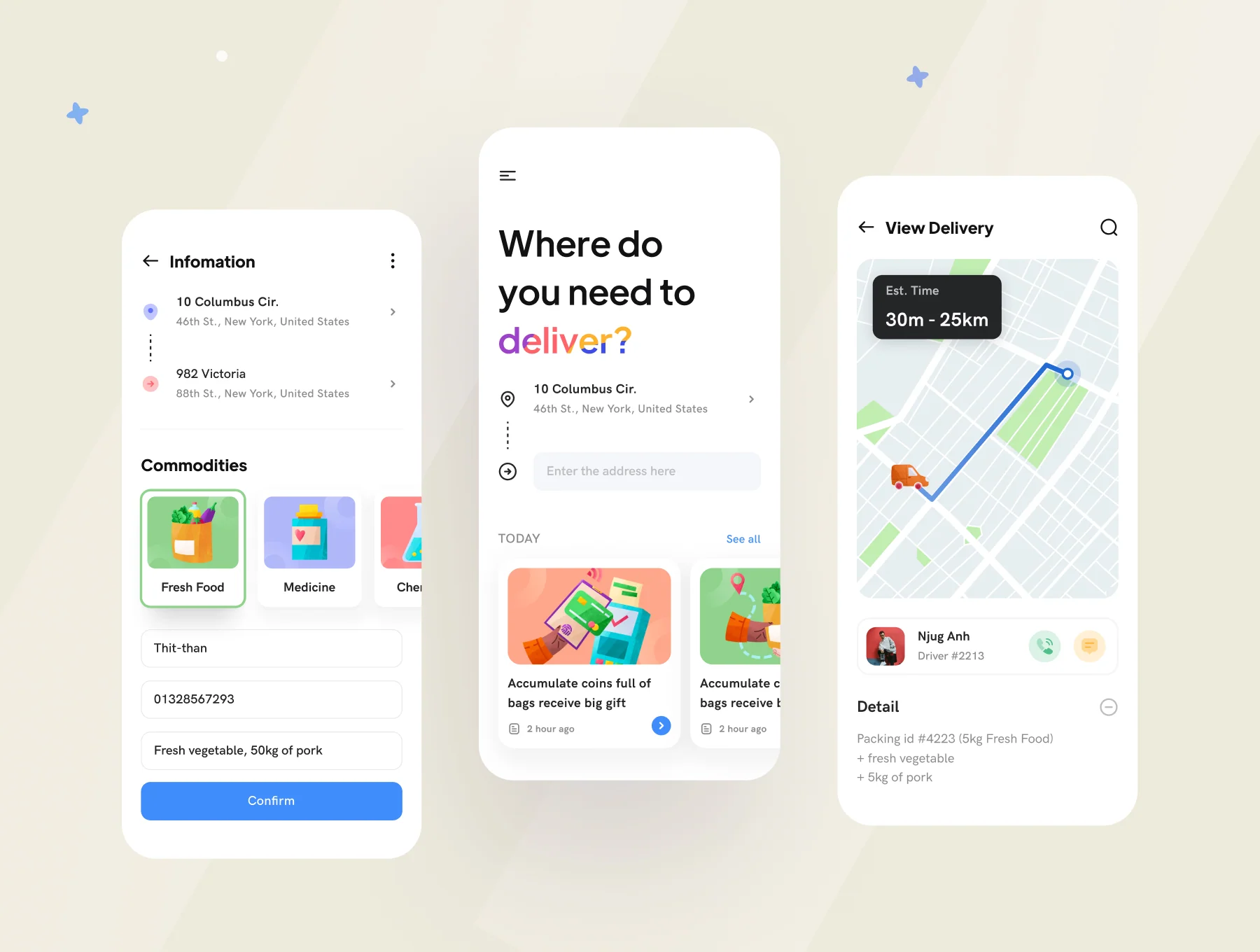 Deliking - Delivery App : iOS Ui Kit 5