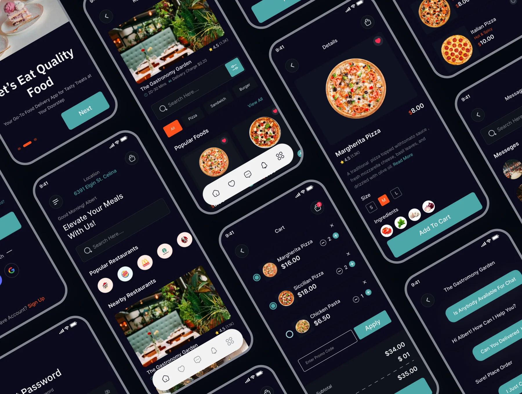 DelishDash - Food Delivery App UI Kit 2
