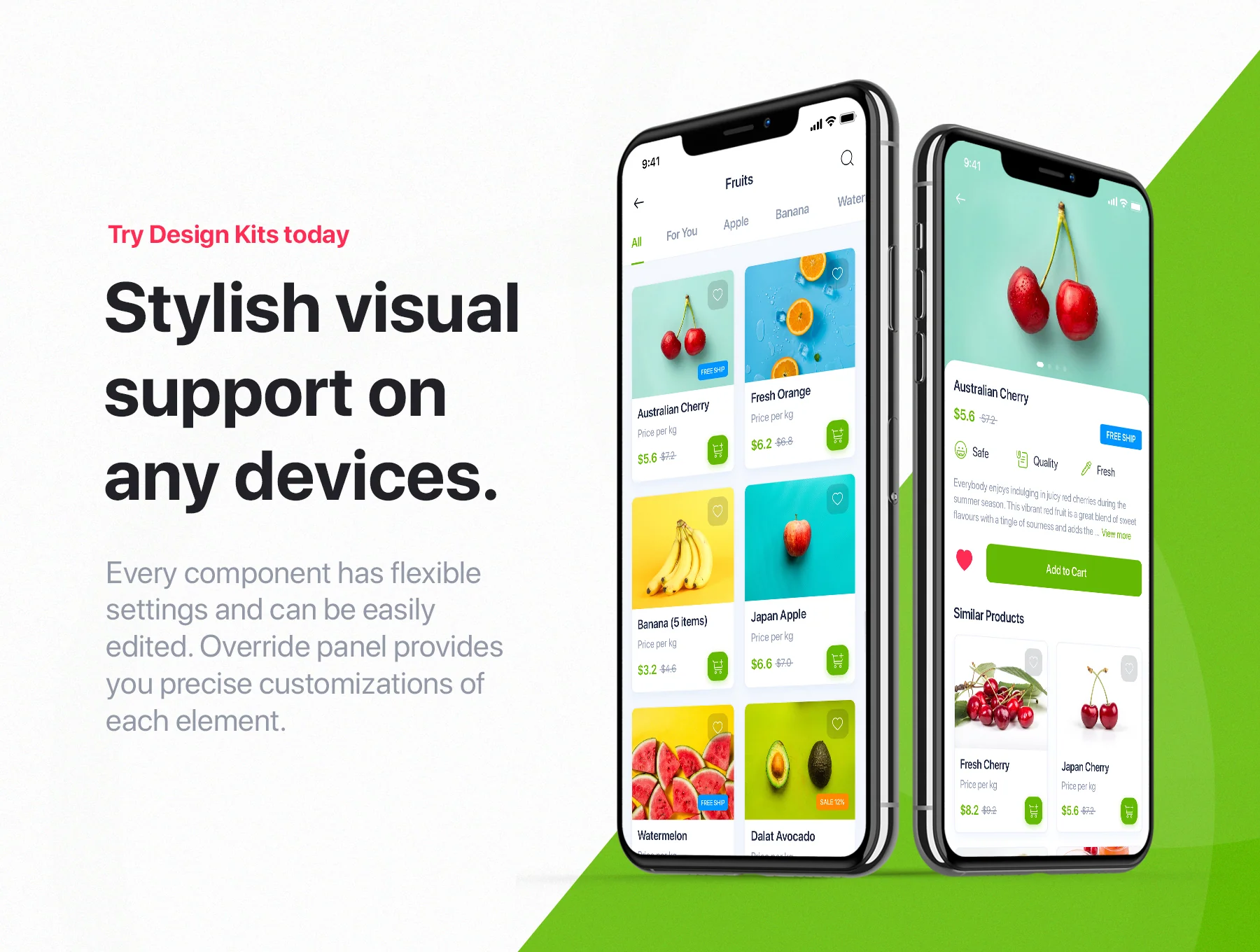 Delites - Online Grocery & Recipes UI Kit 5