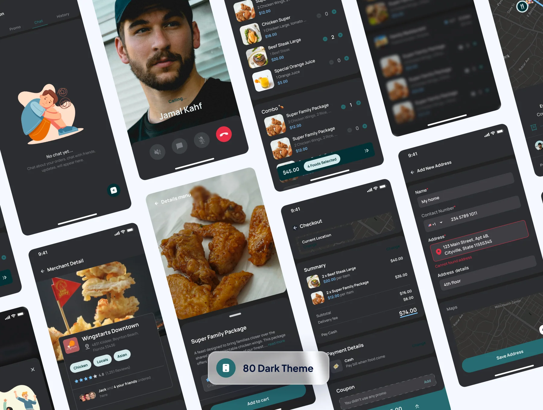 DeliveMe - Food Delivery Mobile App UI Kit 6
