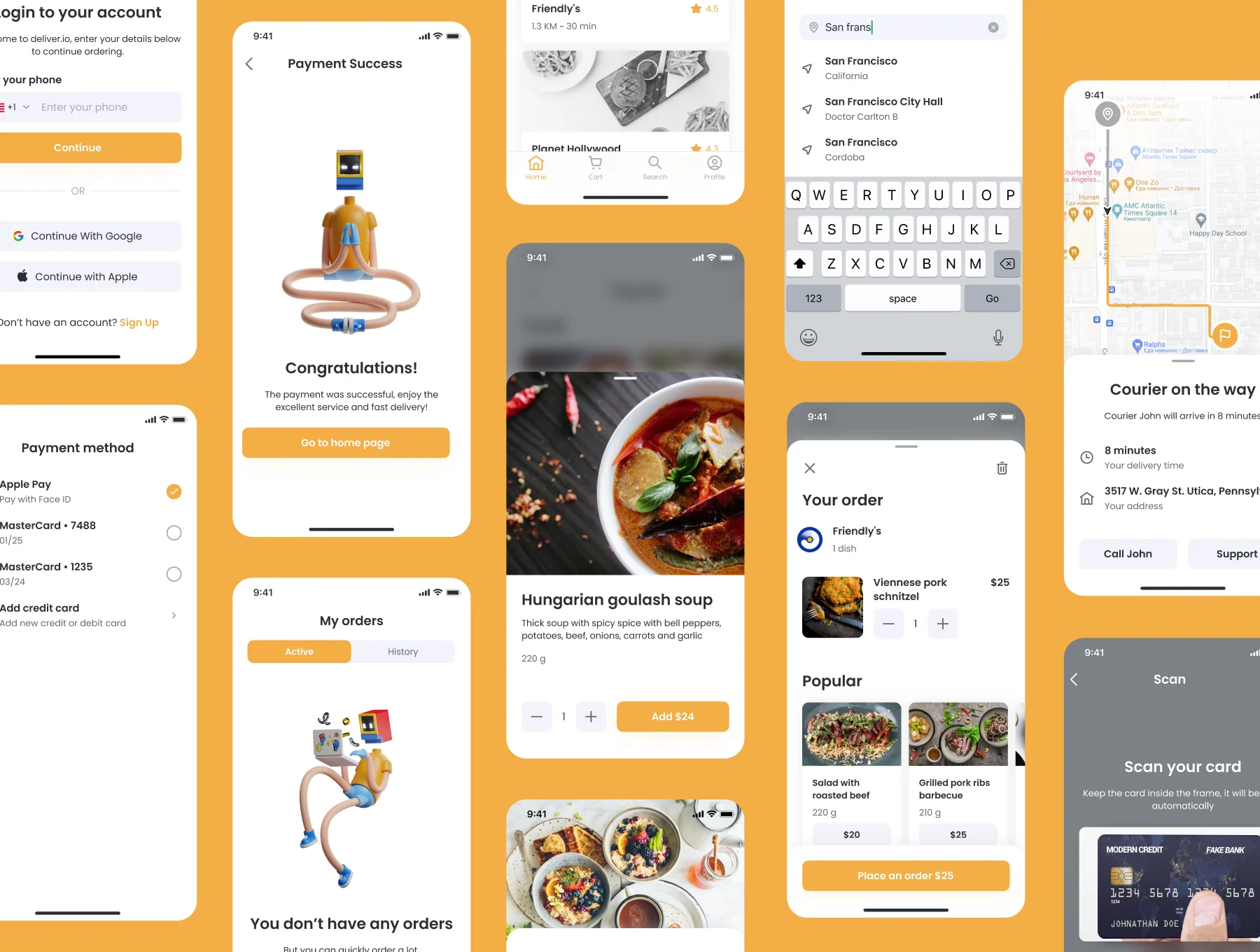 Deliver.io - Food Delivery Mobile App 2