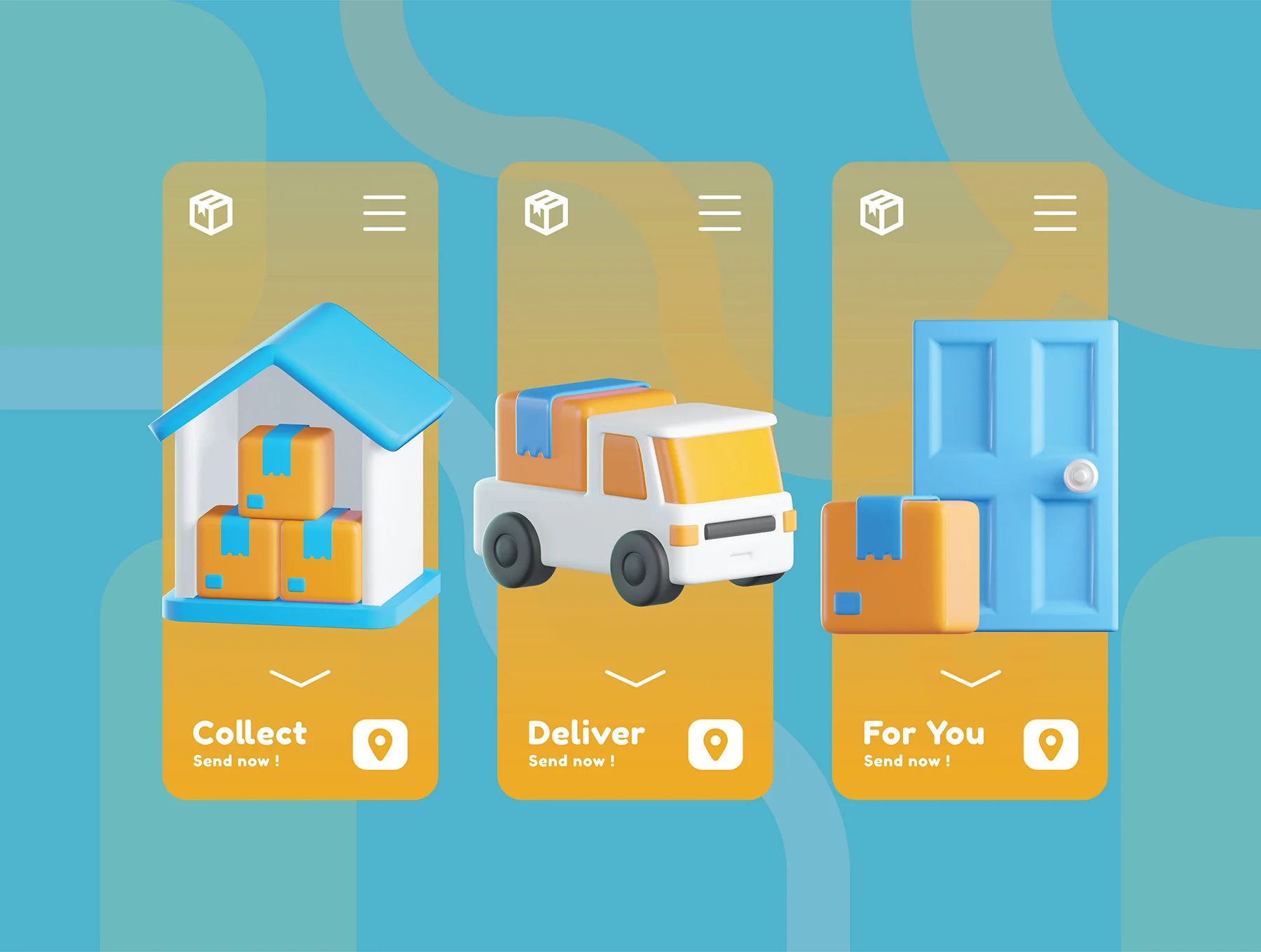 Delivery 3D Icon 4