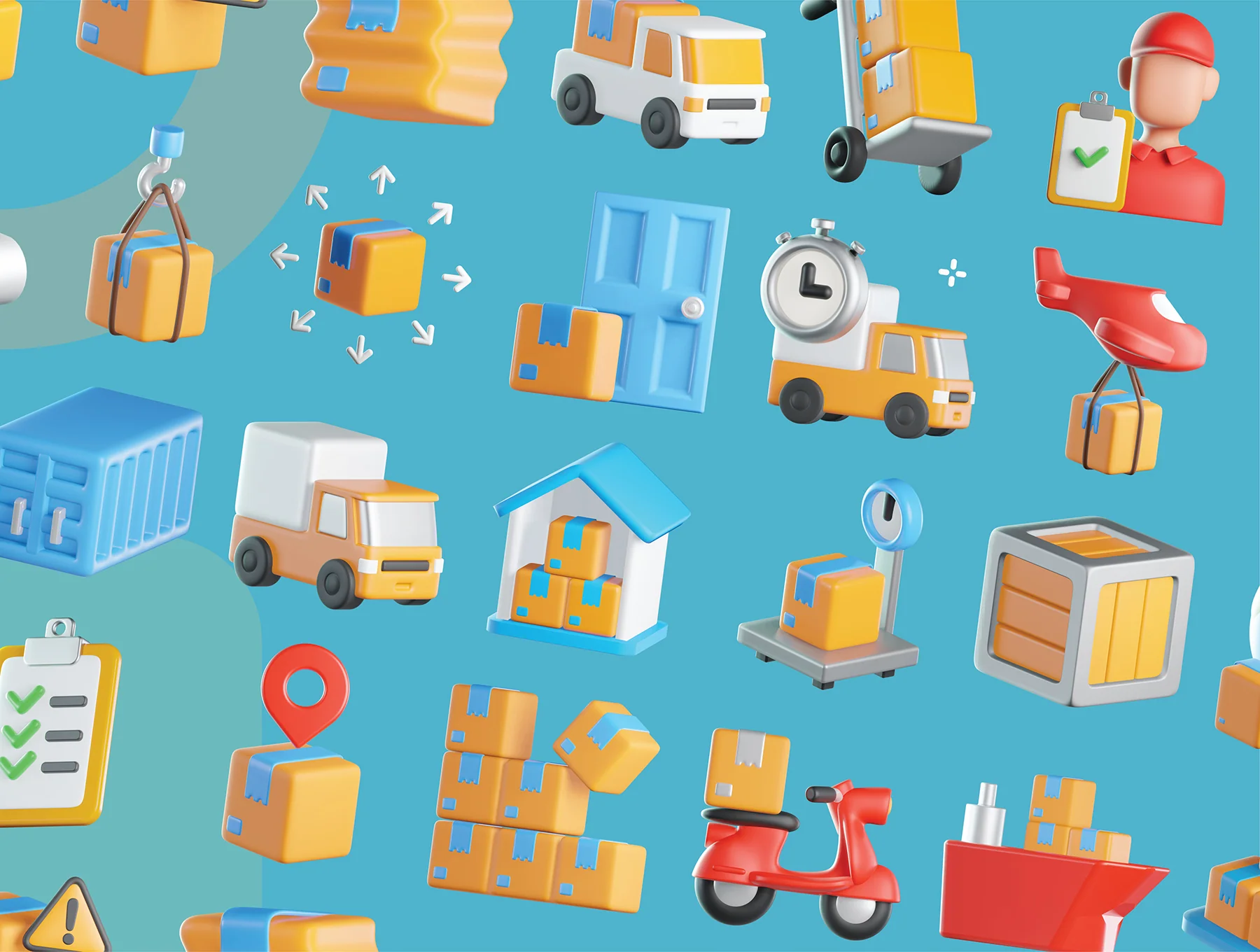 Delivery 3D Icon 6