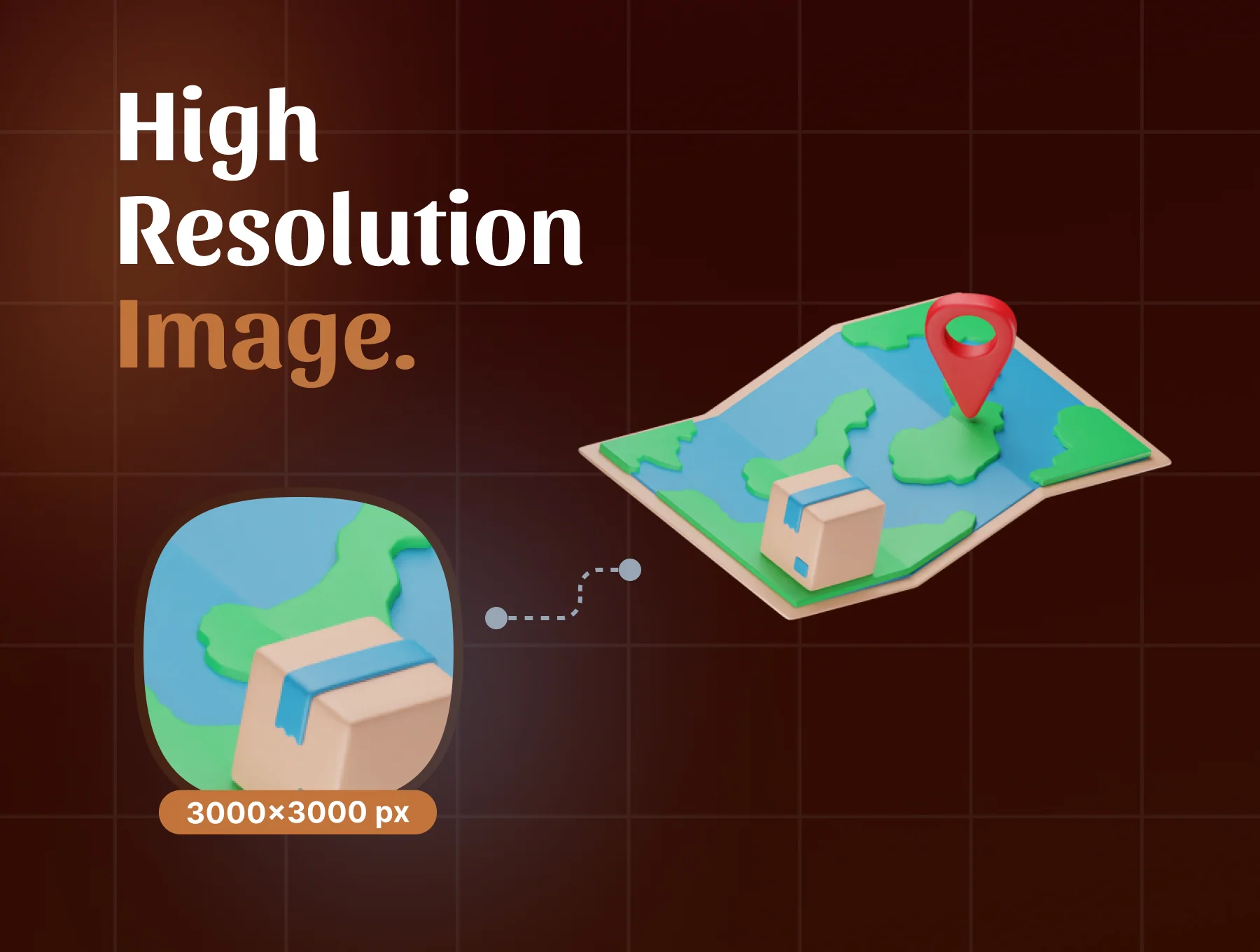 Delivery Package 3D Icon 3