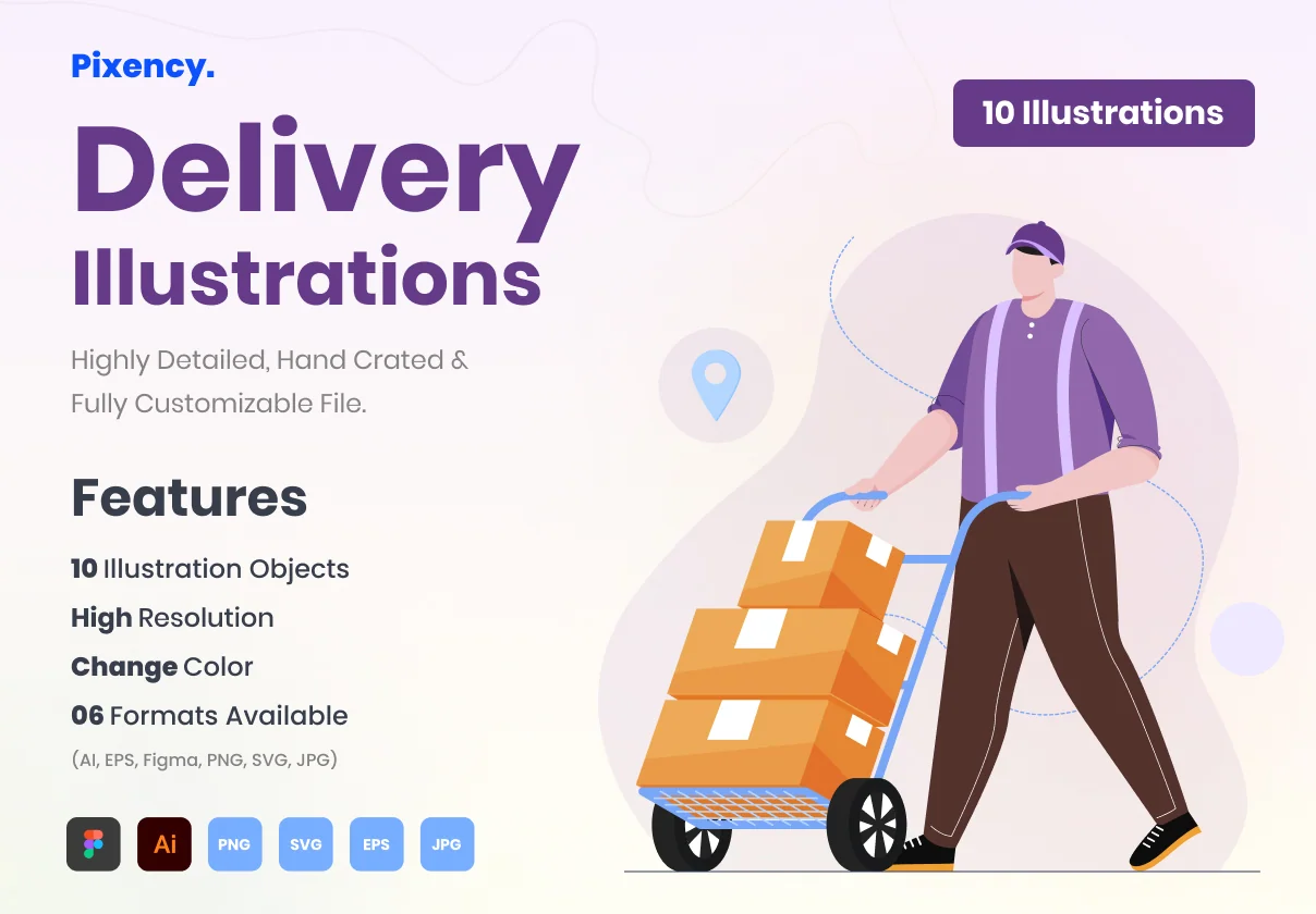 Delivery Service Illustration