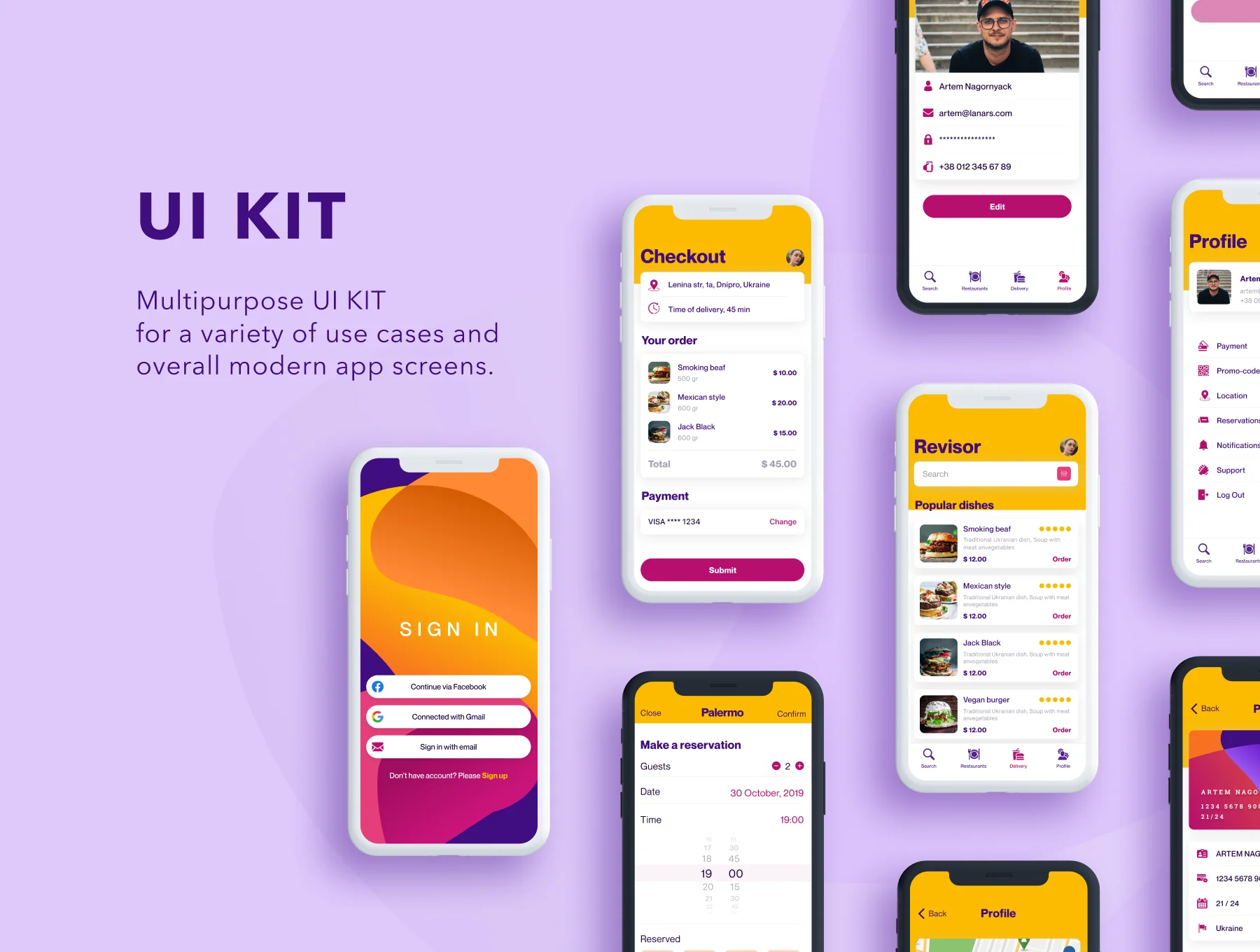Delivery UI Kit