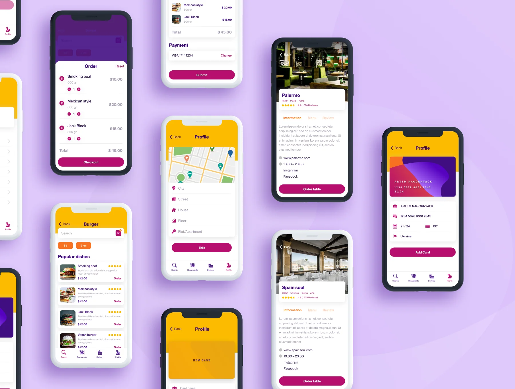 Delivery UI Kit 2
