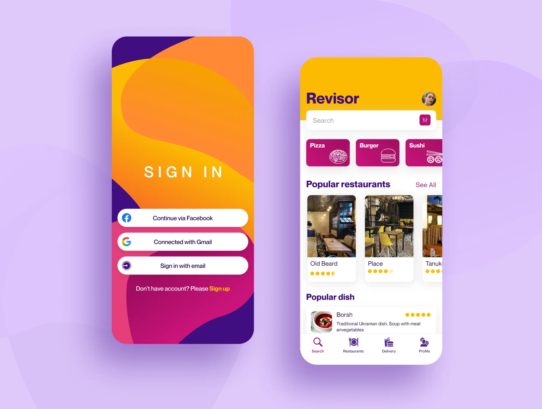 Delivery UI Kit 3