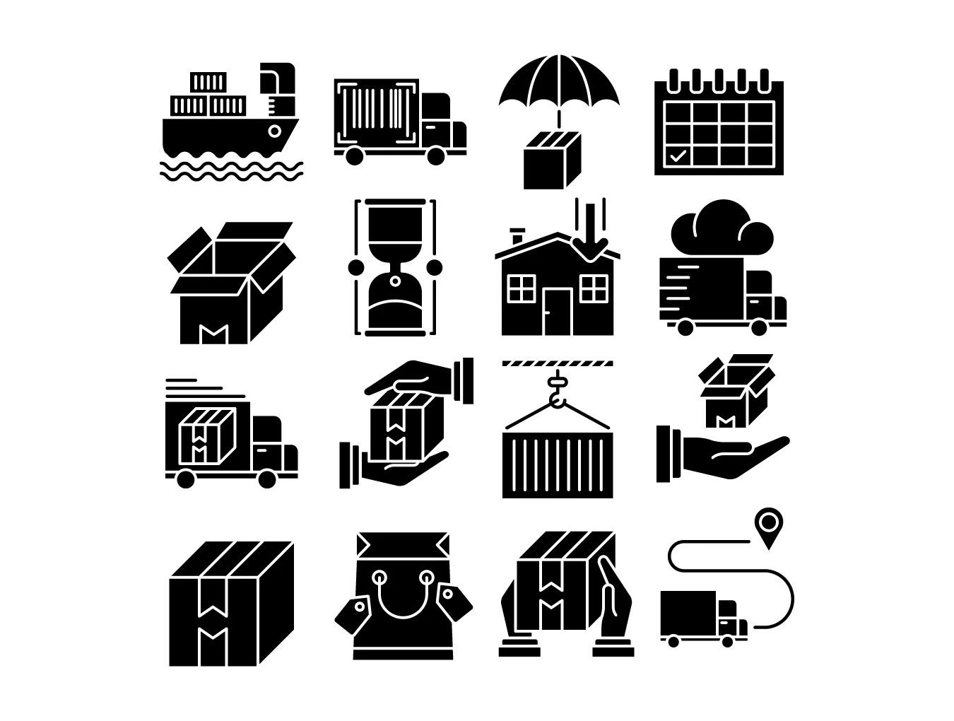 16 Delivery Icons 4