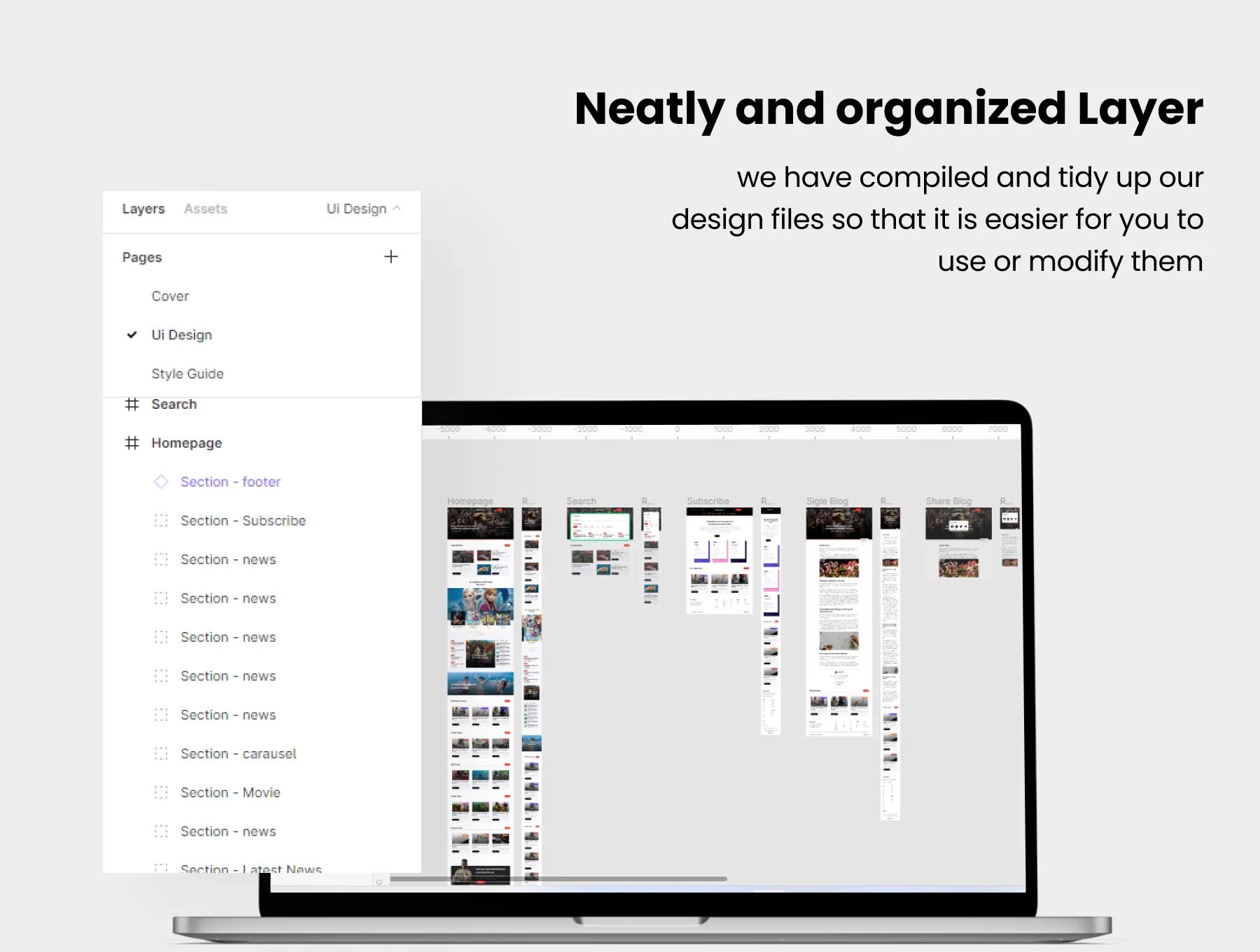 Delta News - Website uikit for news portal 3