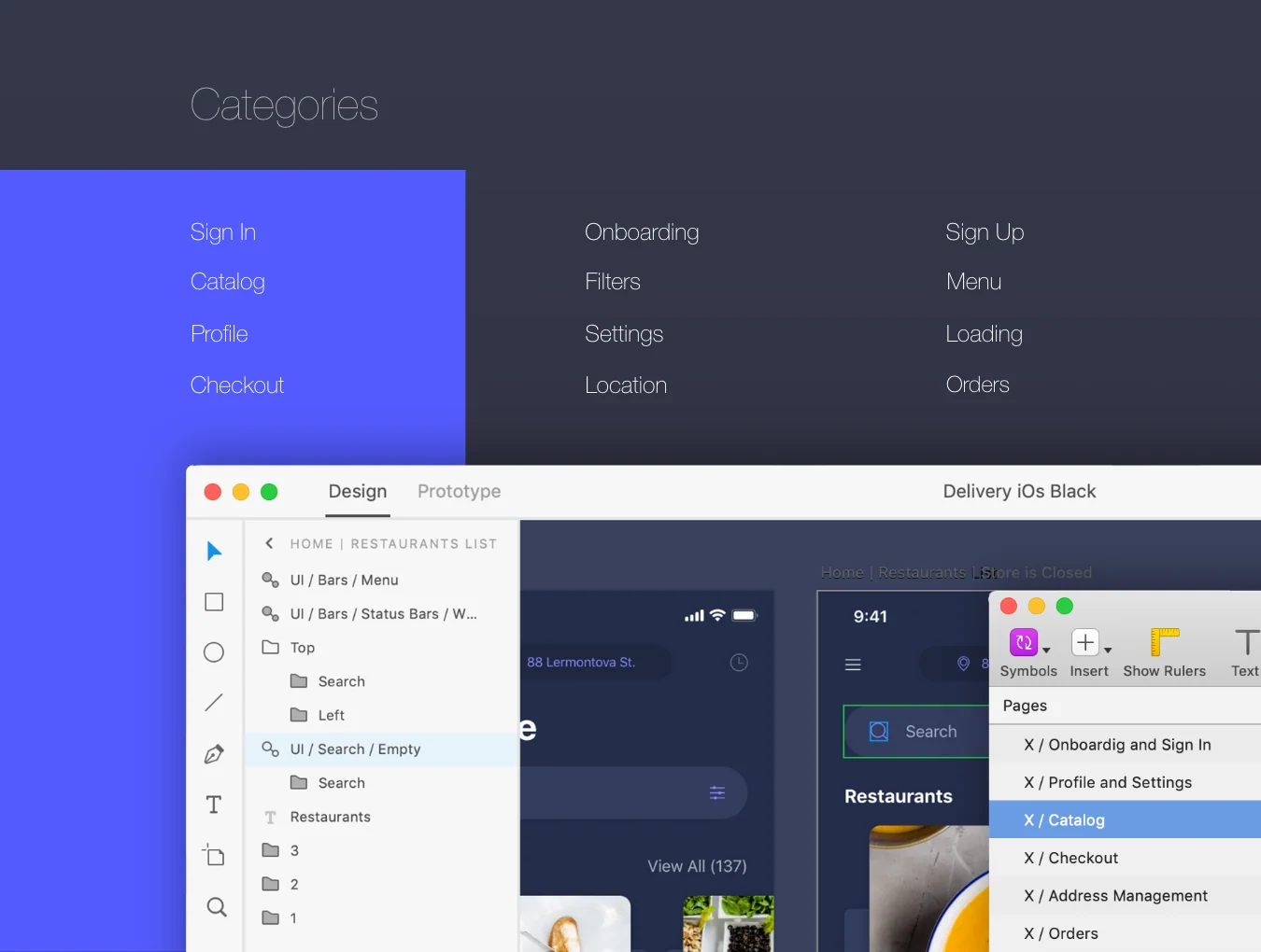 Delyo iOS UI Kit 3