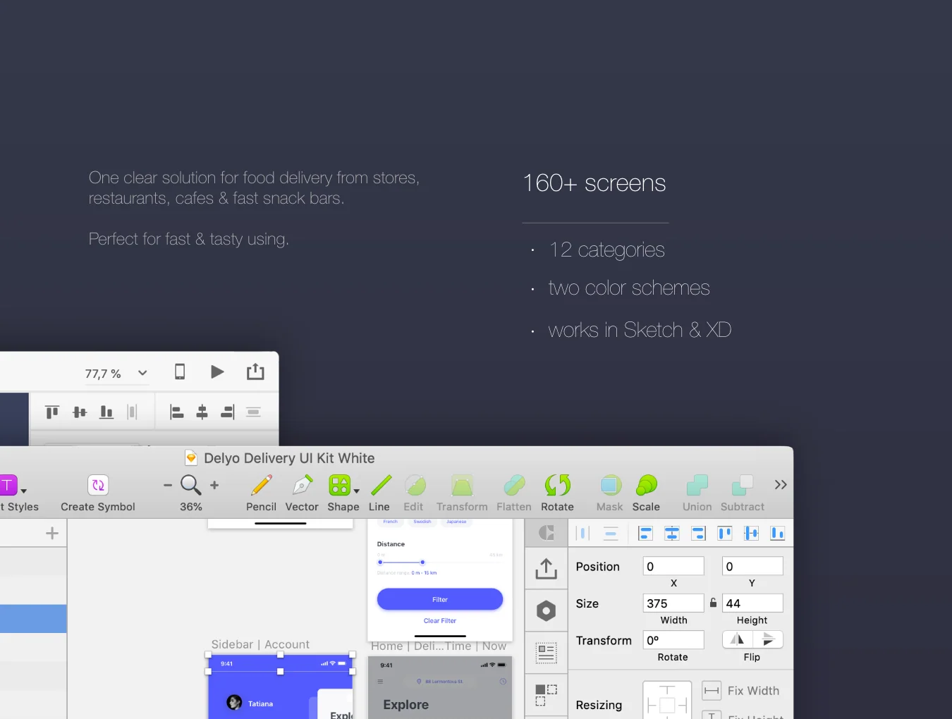 Delyo iOS UI Kit 4