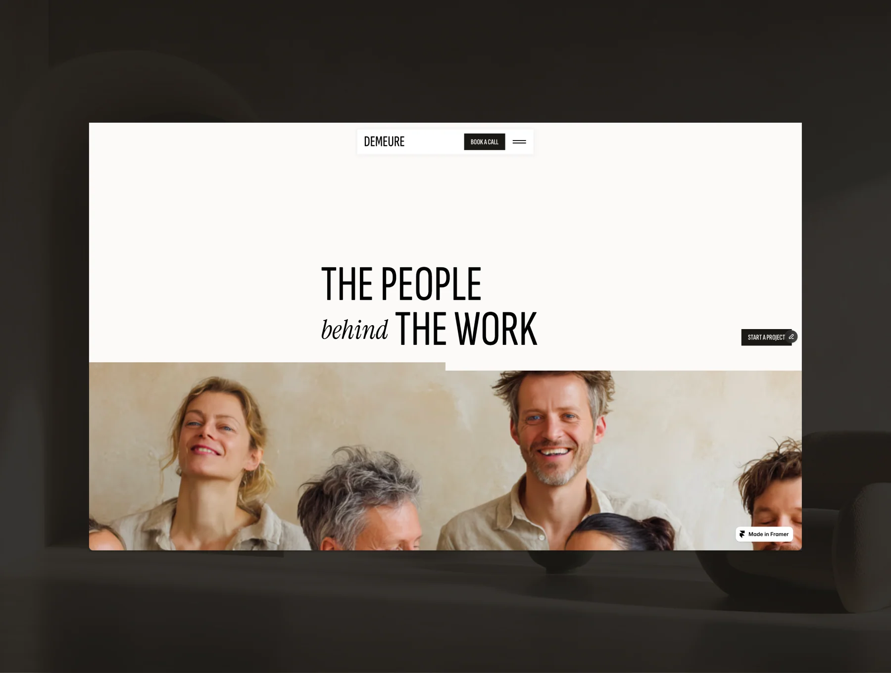 Demeure Framer Template 3