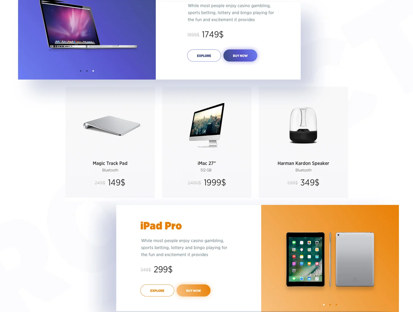 Demlyk Shopping UI Kit 2