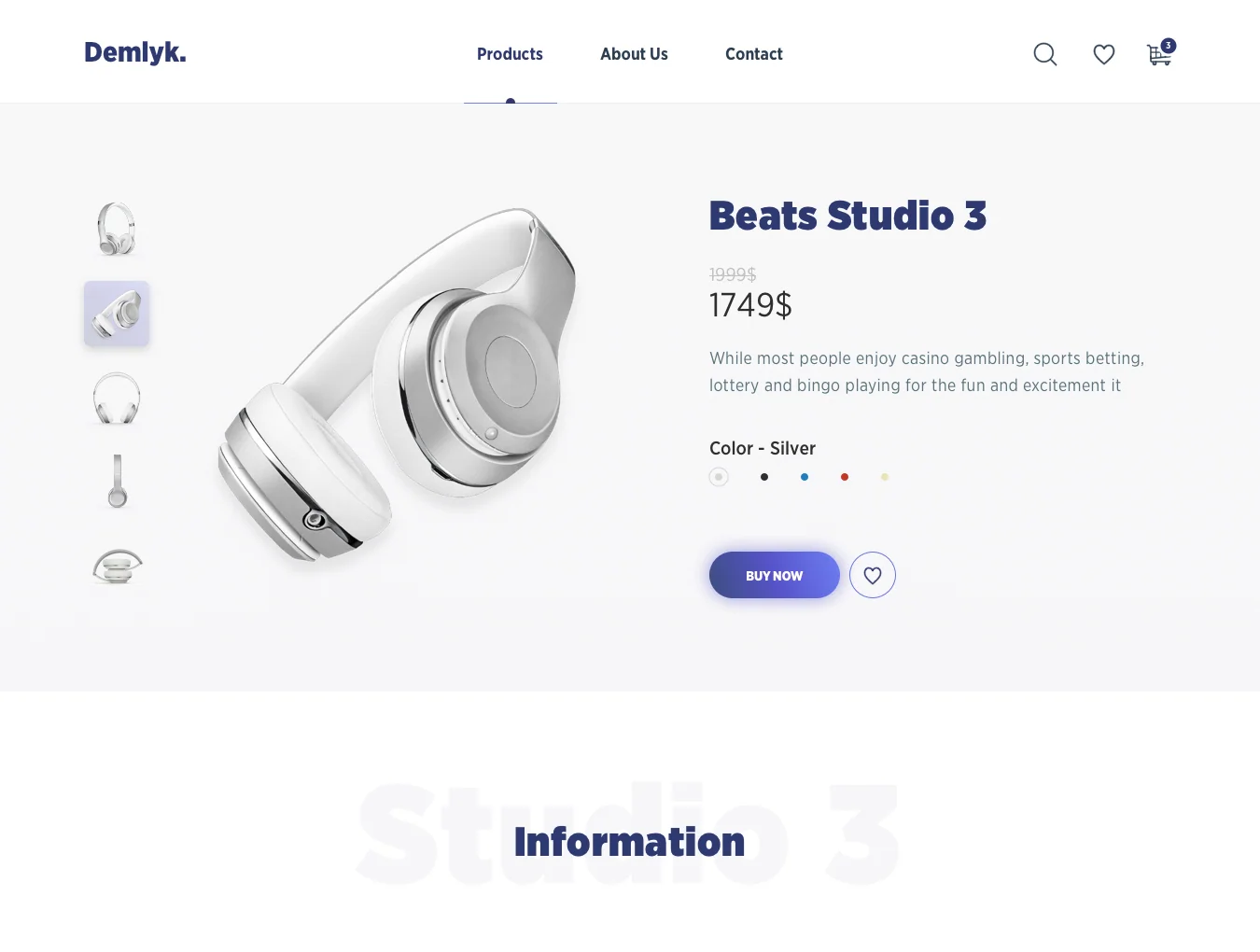 Demlyk Shopping UI Kit 3