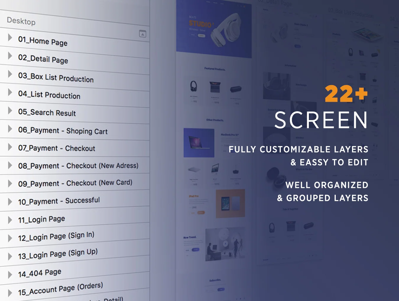 Demlyk Shopping UI Kit 4