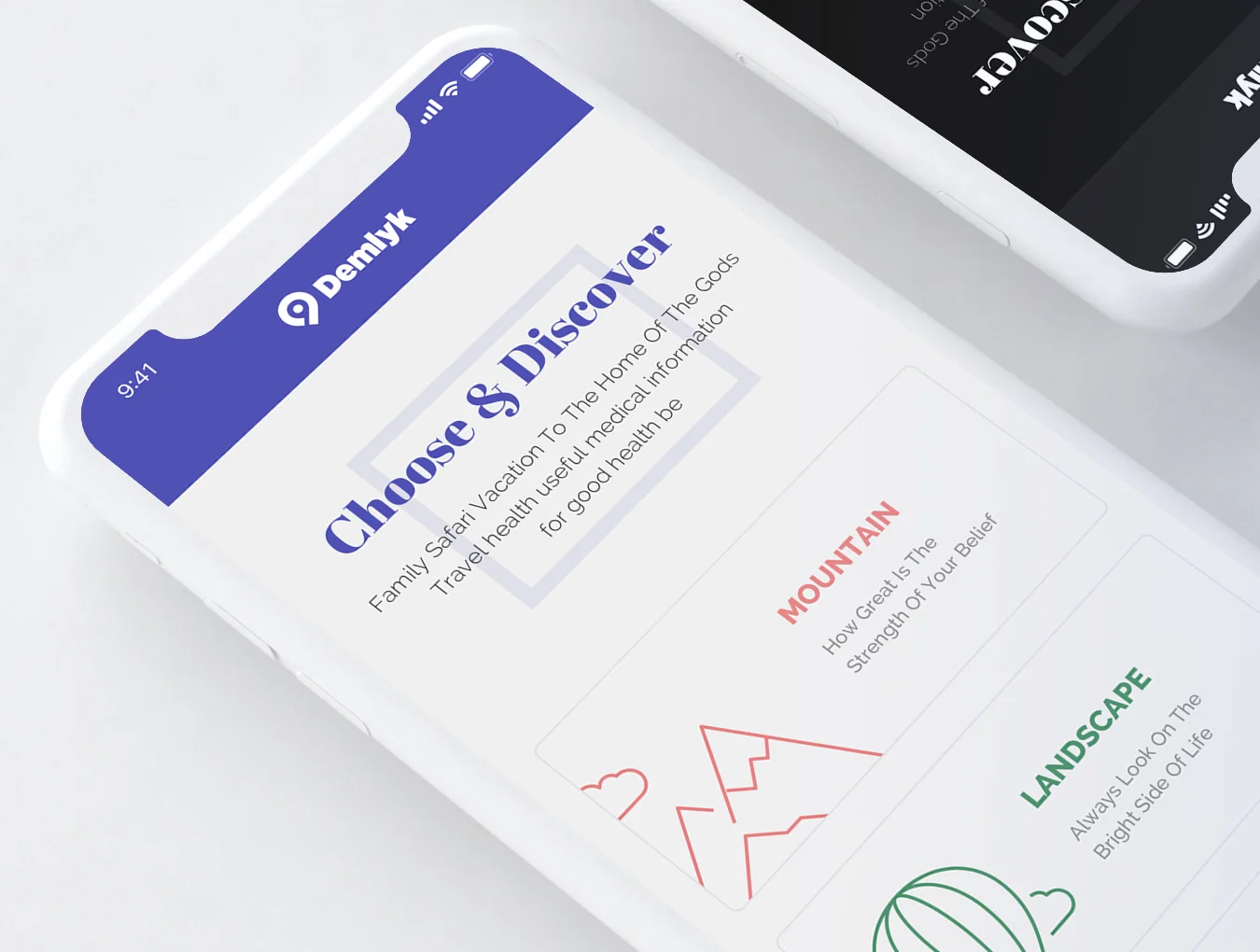 Demlyk Travel iOS UI Kit