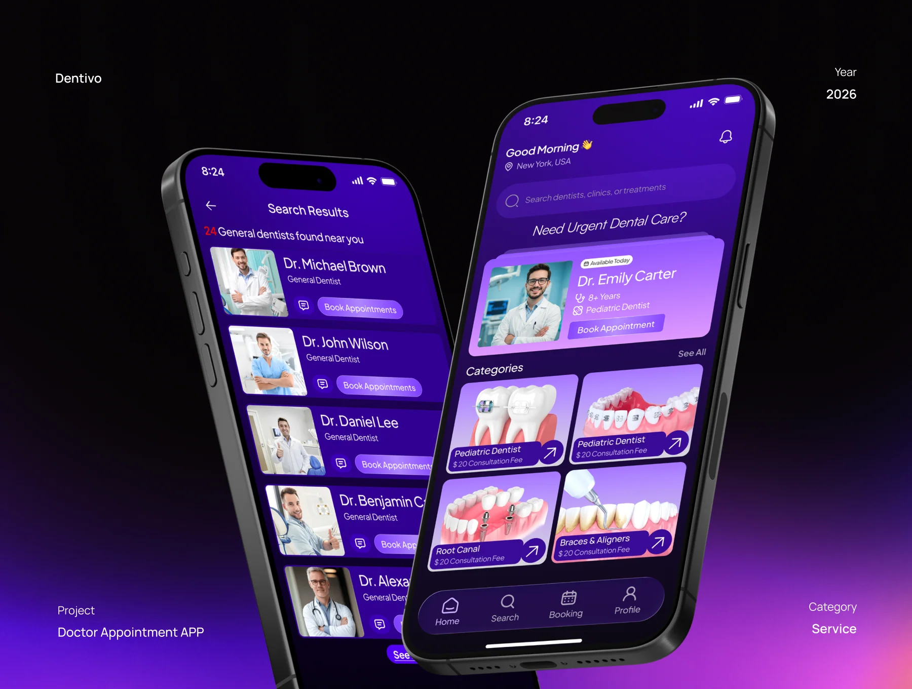 Dental Doctor Appointment Mobile App UI Kit 5