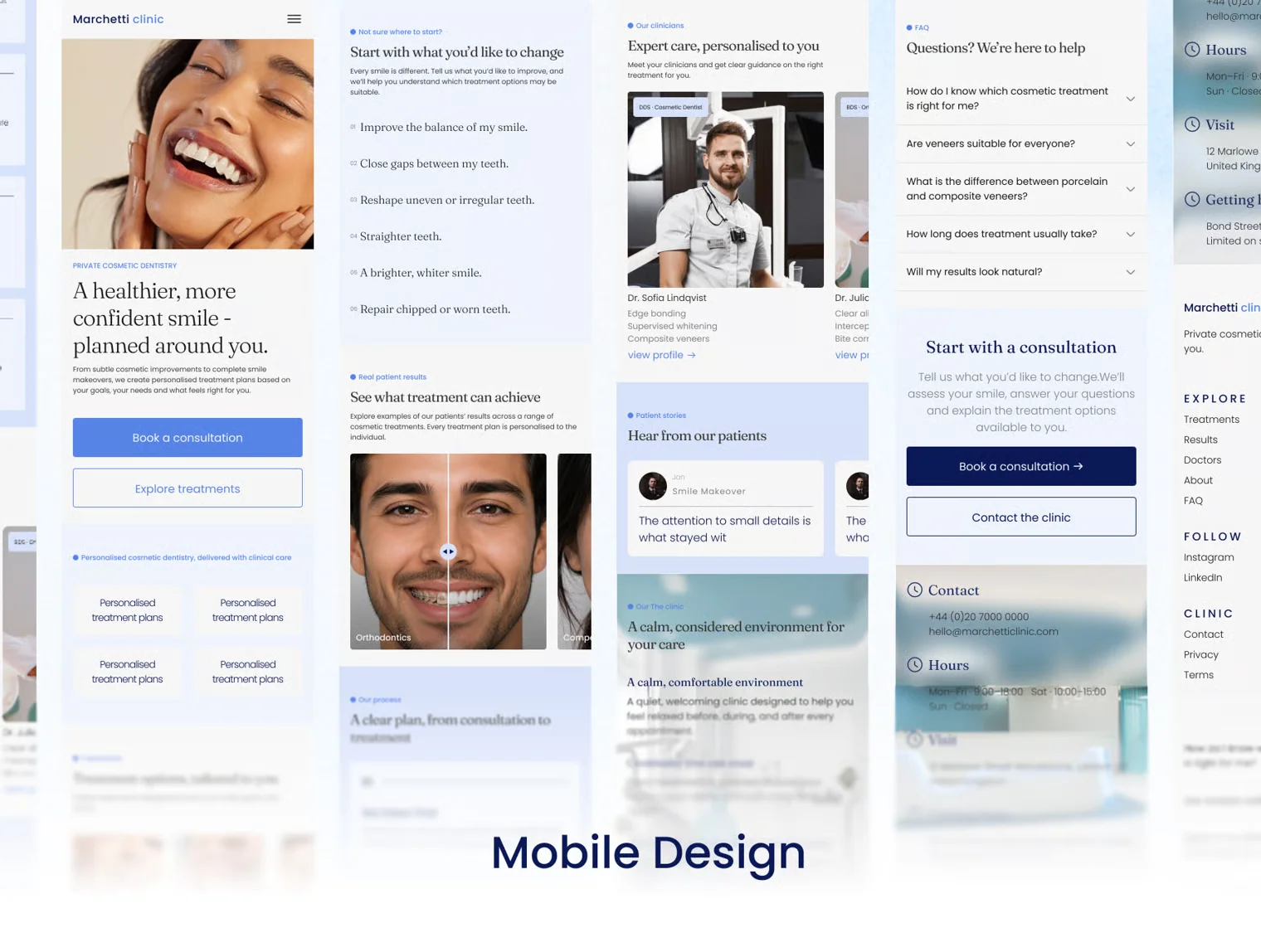 DentalCare — Dentist & Dental Clinic Website UI Kit 3