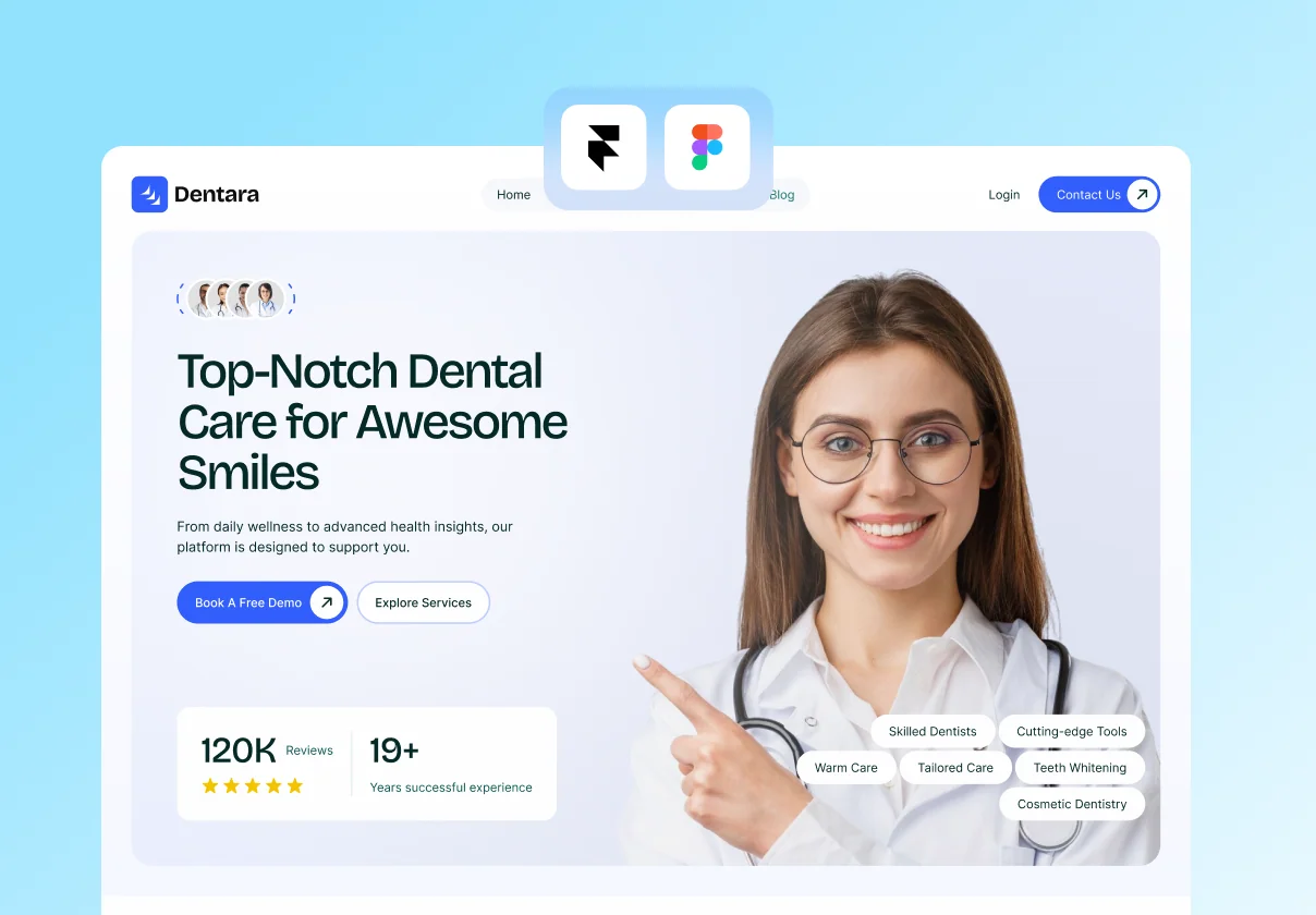 Dentara - Framer Template For Dentists