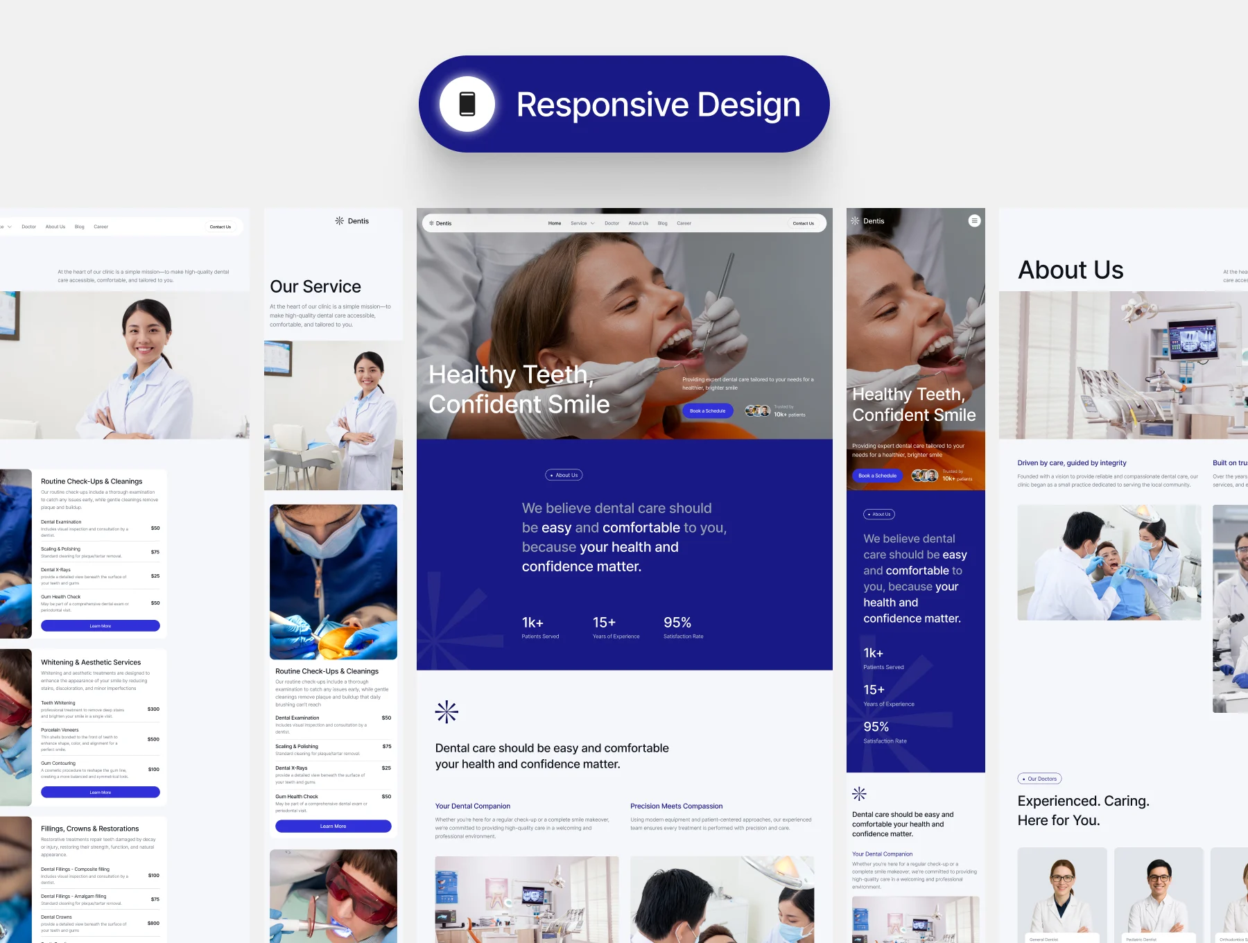 Dentis - Dental Clinic Website UI Kit 5