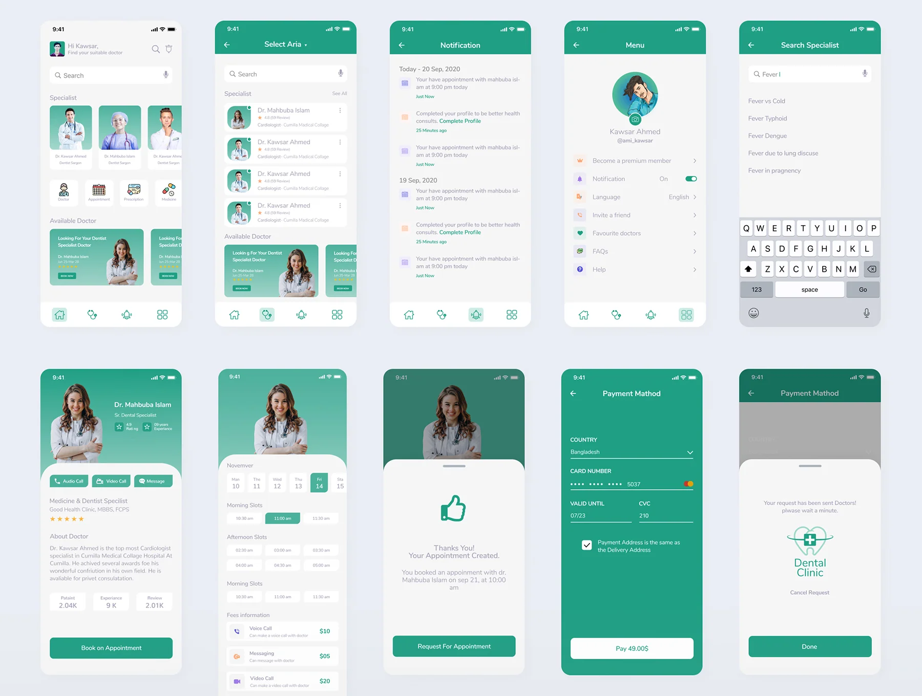 Dentist Doctor Consultant Mobile App 5