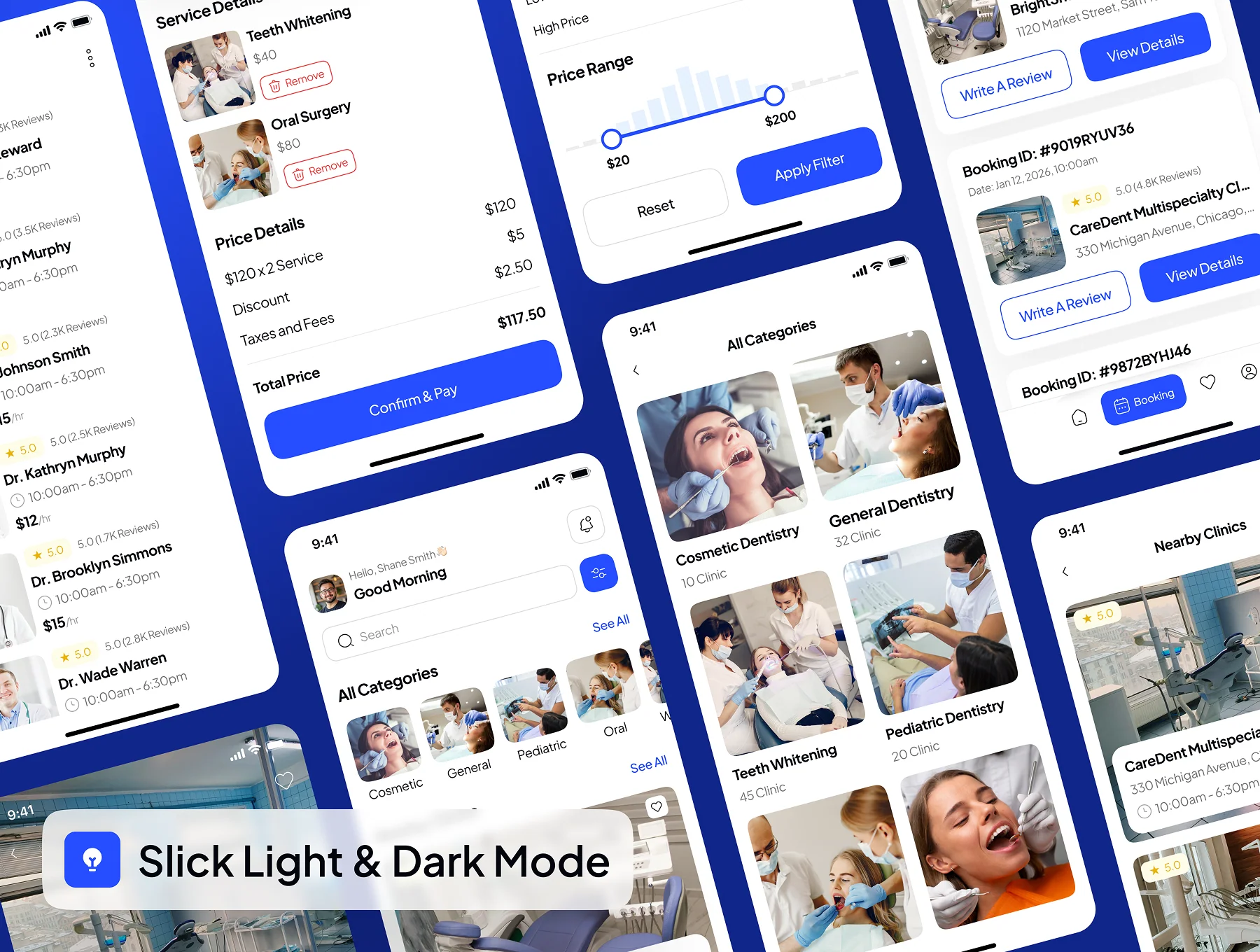 Dentora - Dental Care App UI Kit 5