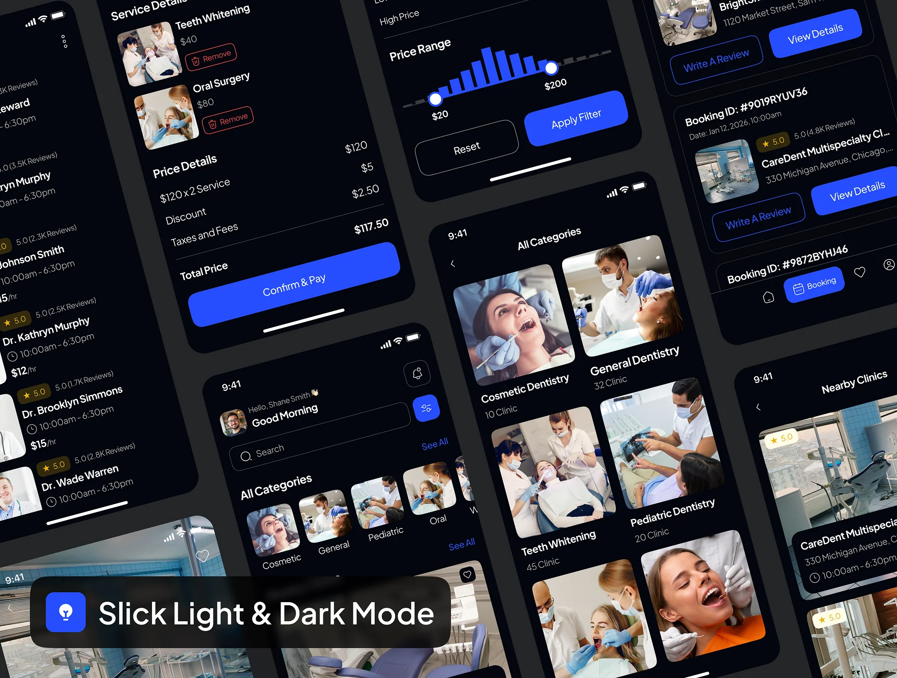 Dentora - Dental Care App UI Kit 6